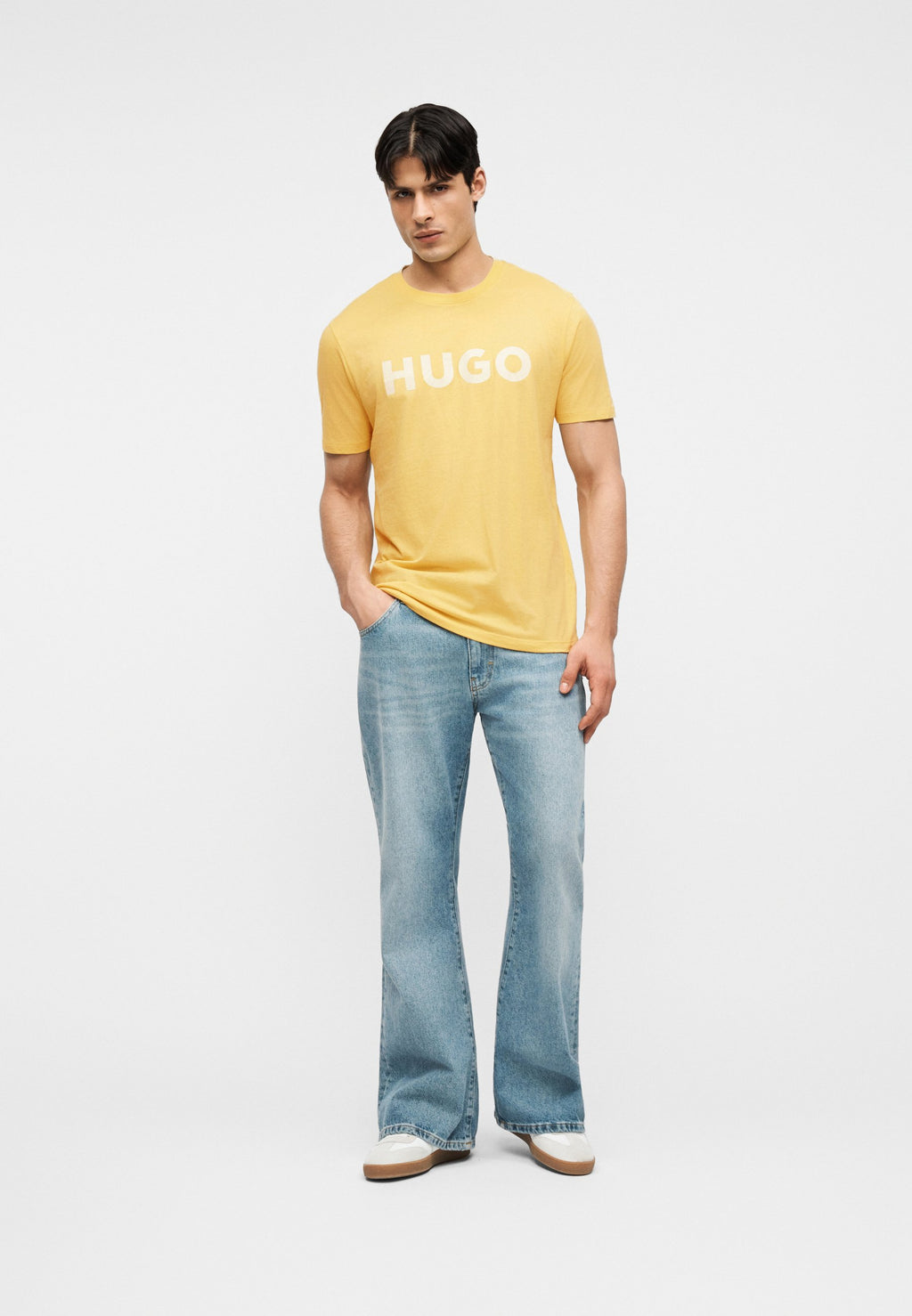 DULIVIO - Print T-shirt - medium yellow