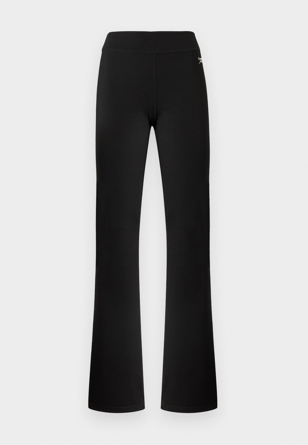 LOGO SLIM KICK FLARE LEGGINGS - Leggings - Trousers - black