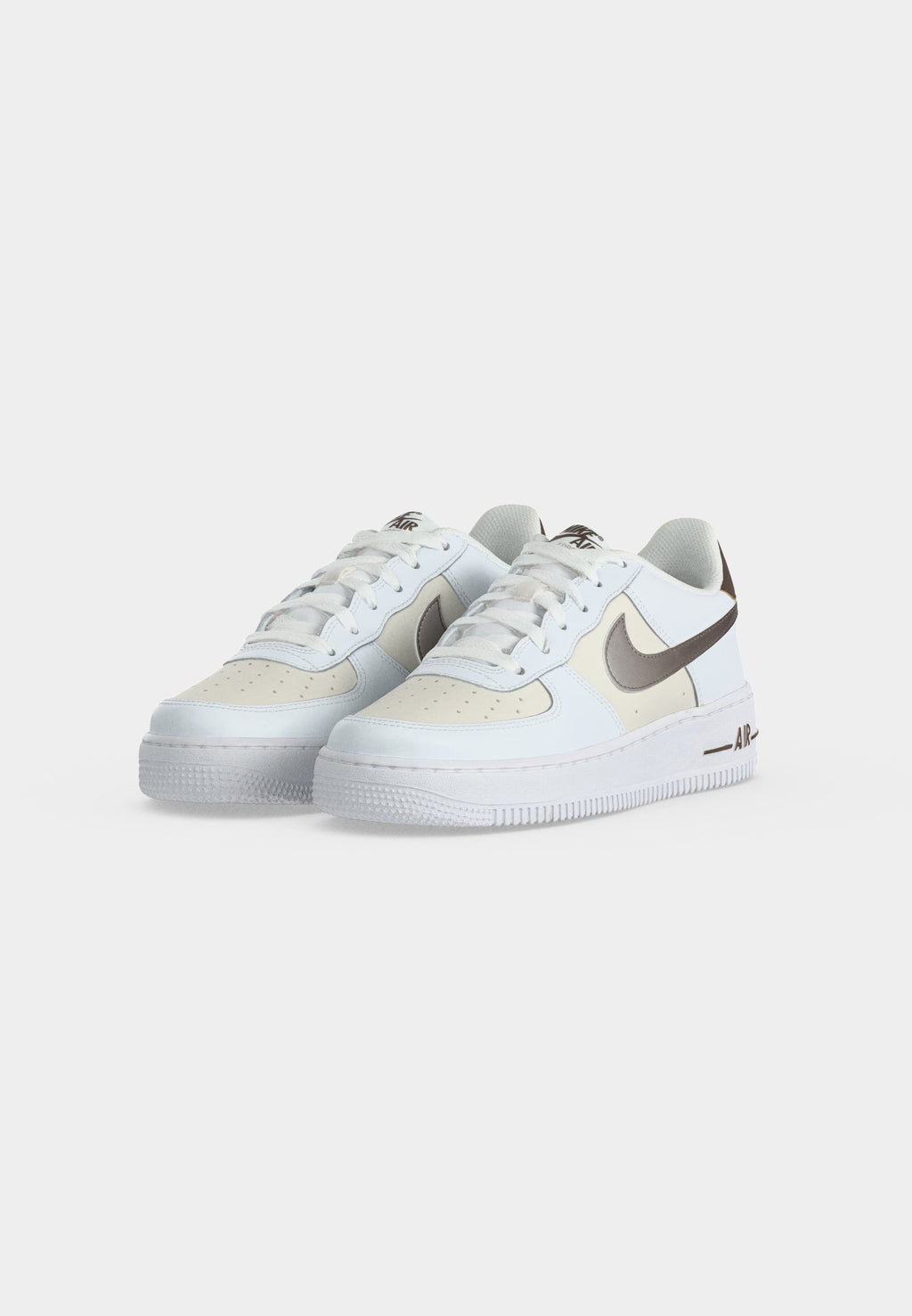 AIR FORCE 1 SE SUMMER SPORT - Trainers - white/college grey/baroque brown/phantom