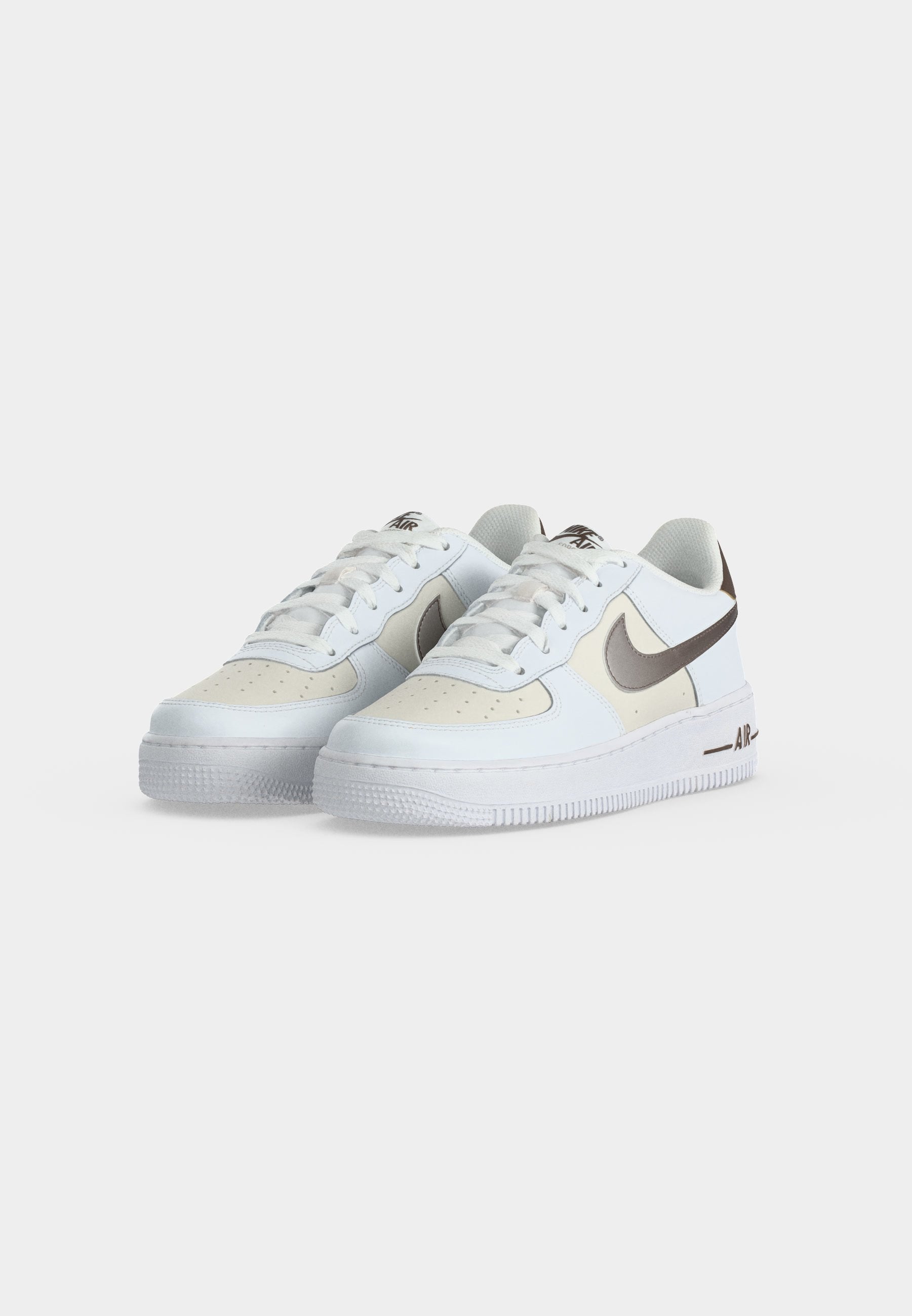 AIR FORCE 1 SE SUMMER SPORT - Trainers - white/college grey/baroque brown/phantom