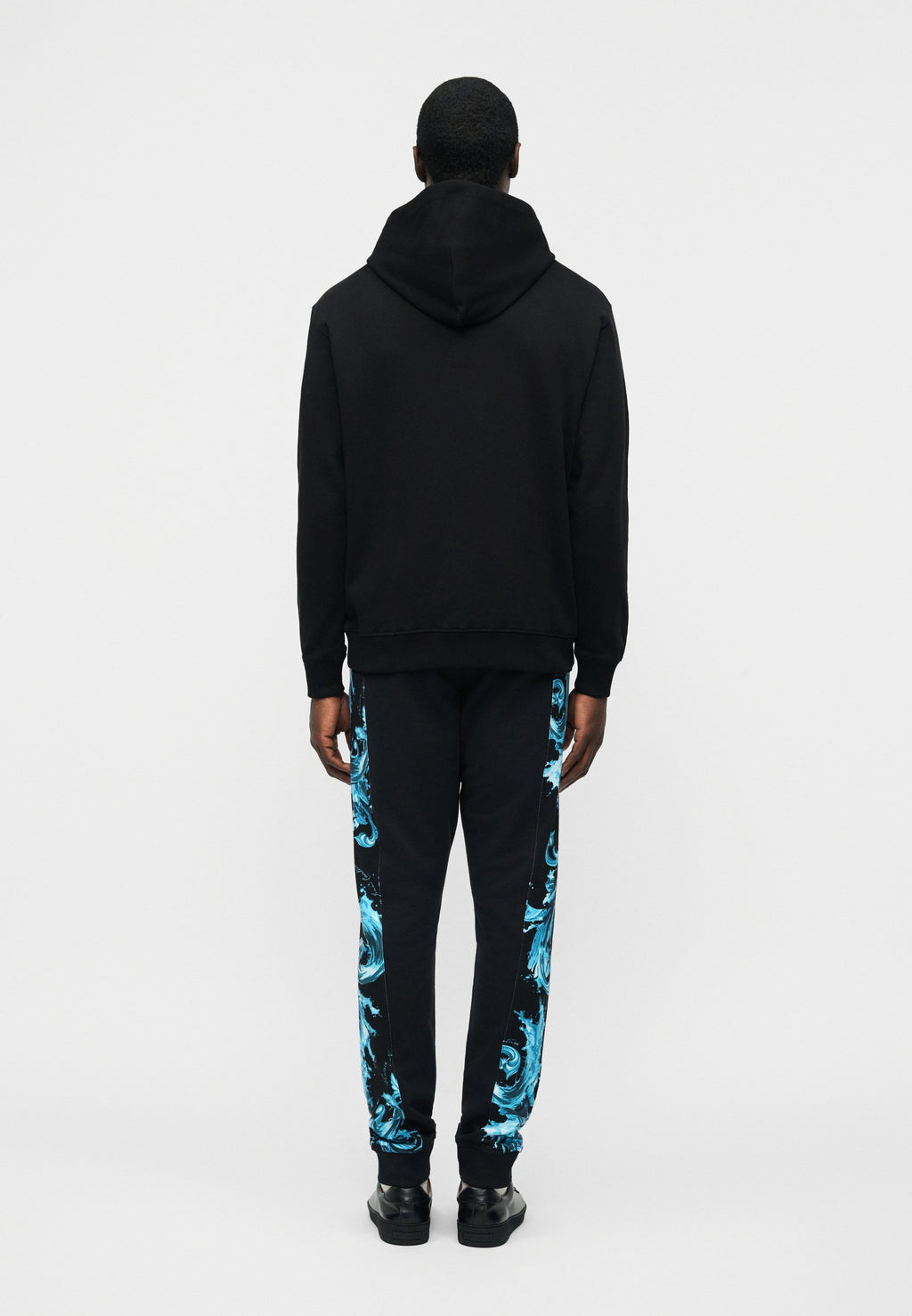PATCH SQUARE - Hoodie - black