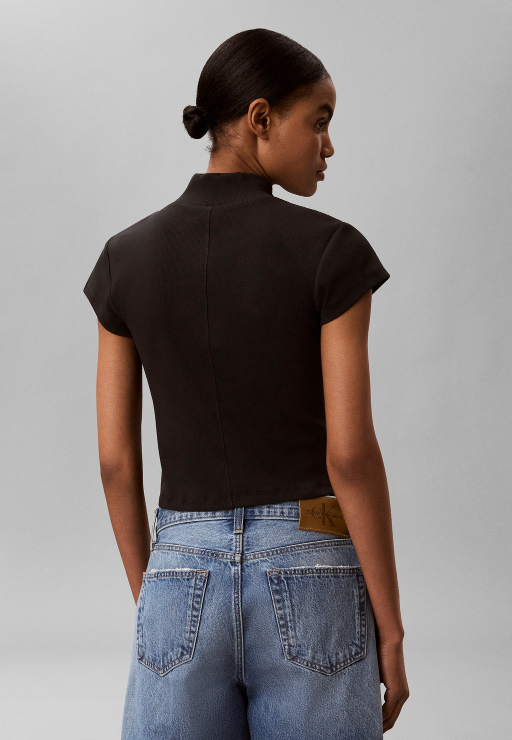 Print T-shirt - black