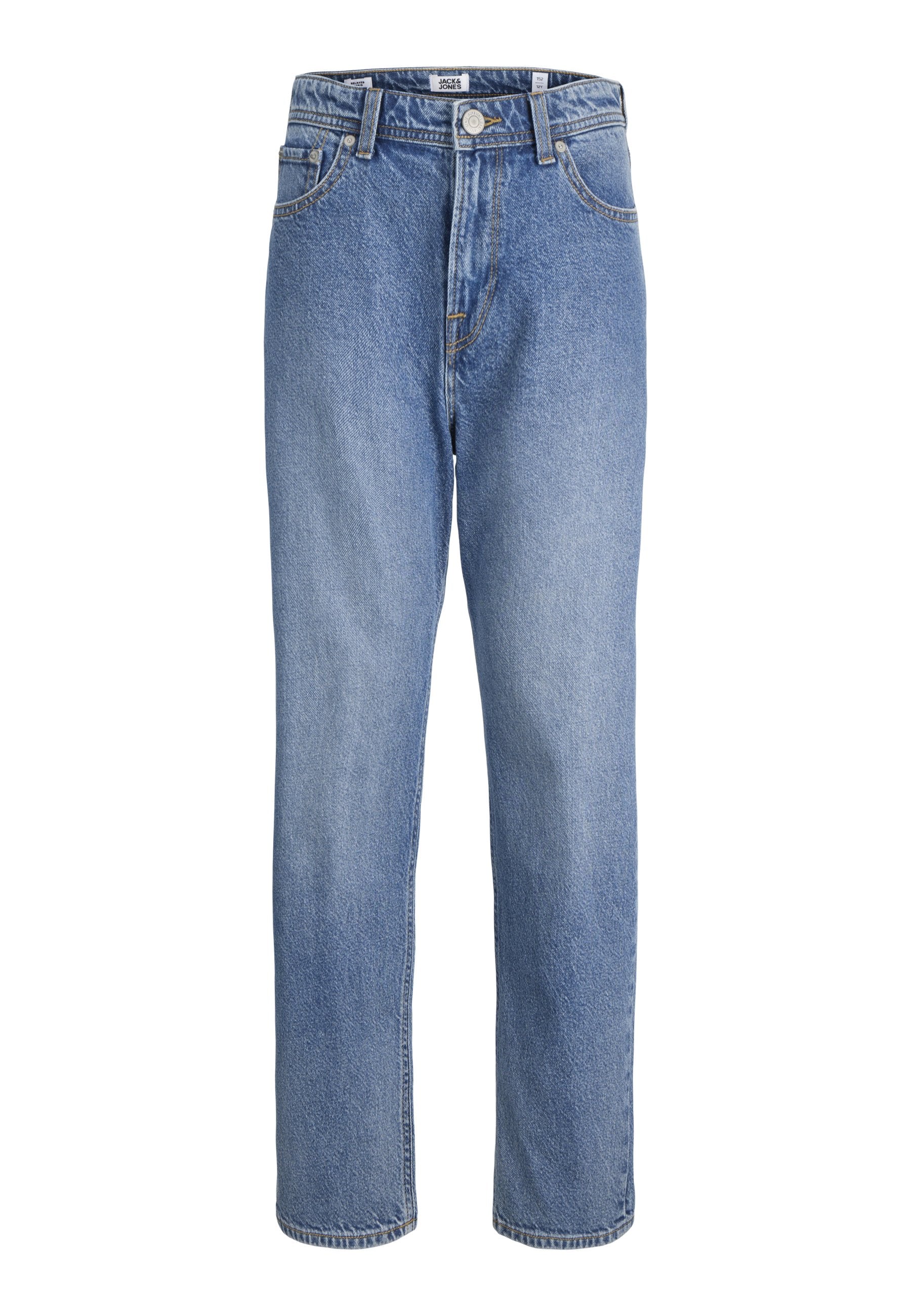 JJICHRIS - Straight leg jeans - blue denim