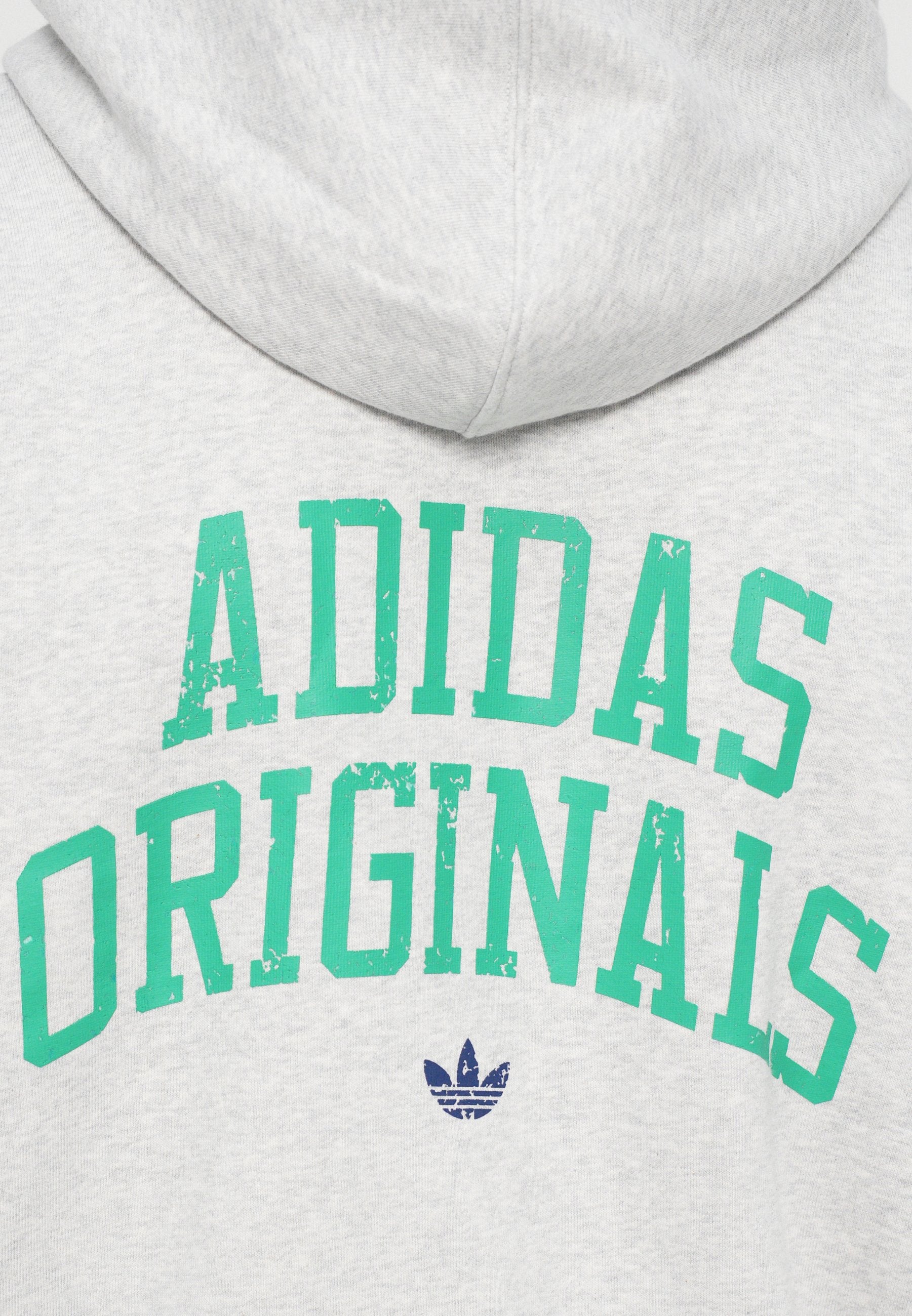 TYPOGRAPHIE RÉTRO UNISEXE - Sweat à capuche - gris chiné clair