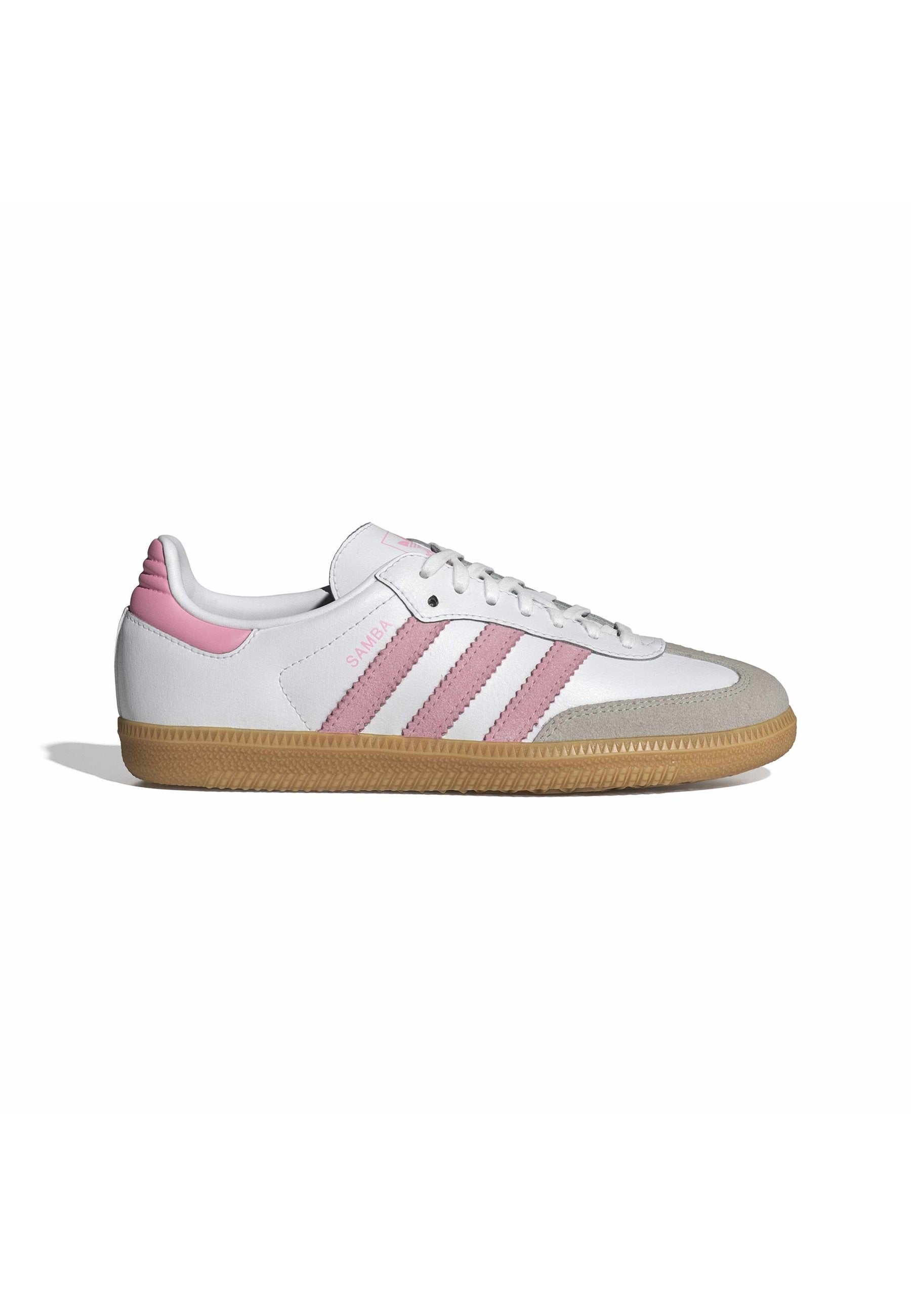 SAMBA OG UNISEX - Baskets - blanc/rose clair/gomme
