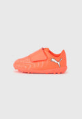 FUTURE 9 PLAY TT VELCRO - Turf football boots - glowing red/white/black