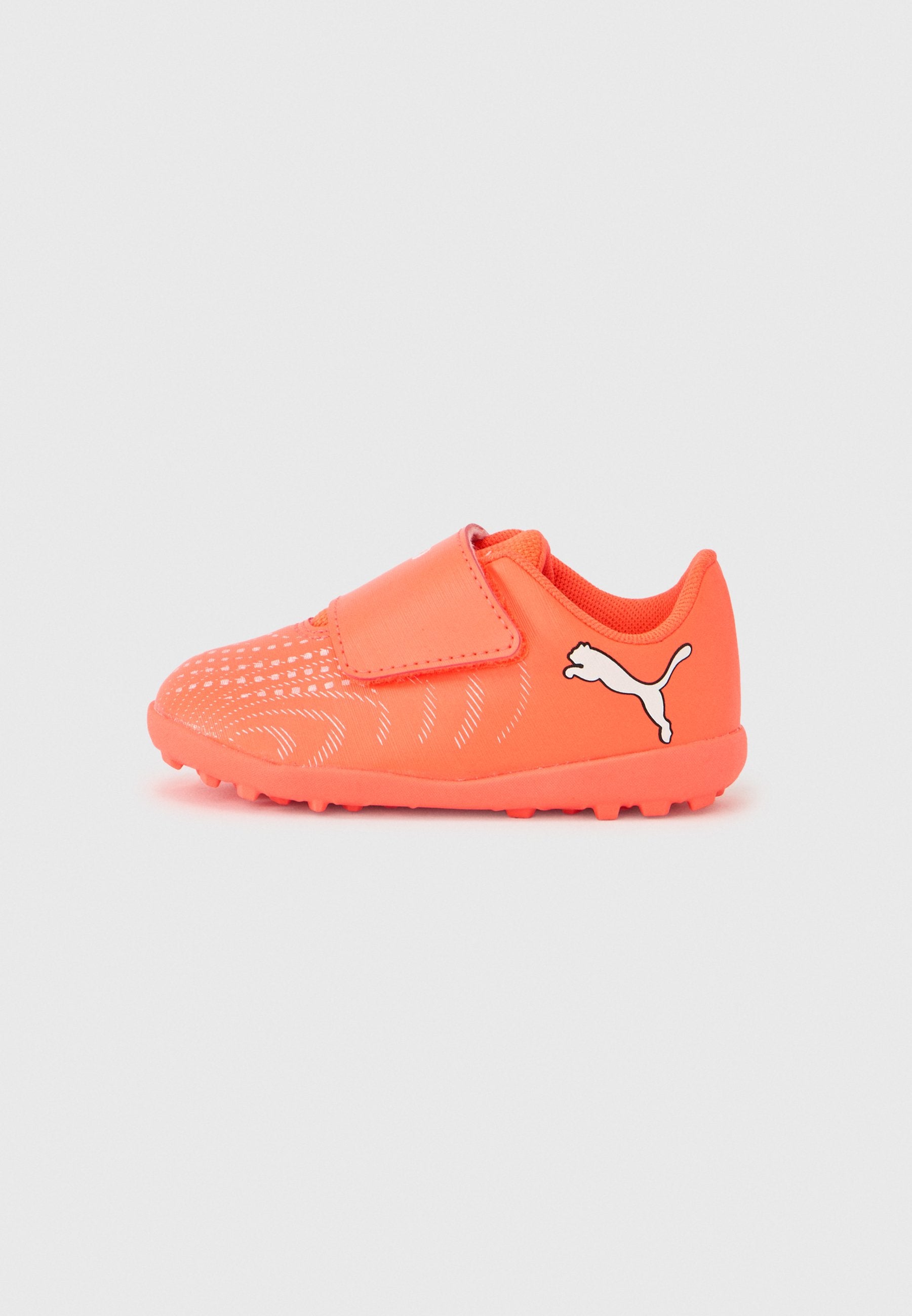 FUTURE 9 PLAY TT VELCRO - Turf football boots - glowing red/white/black