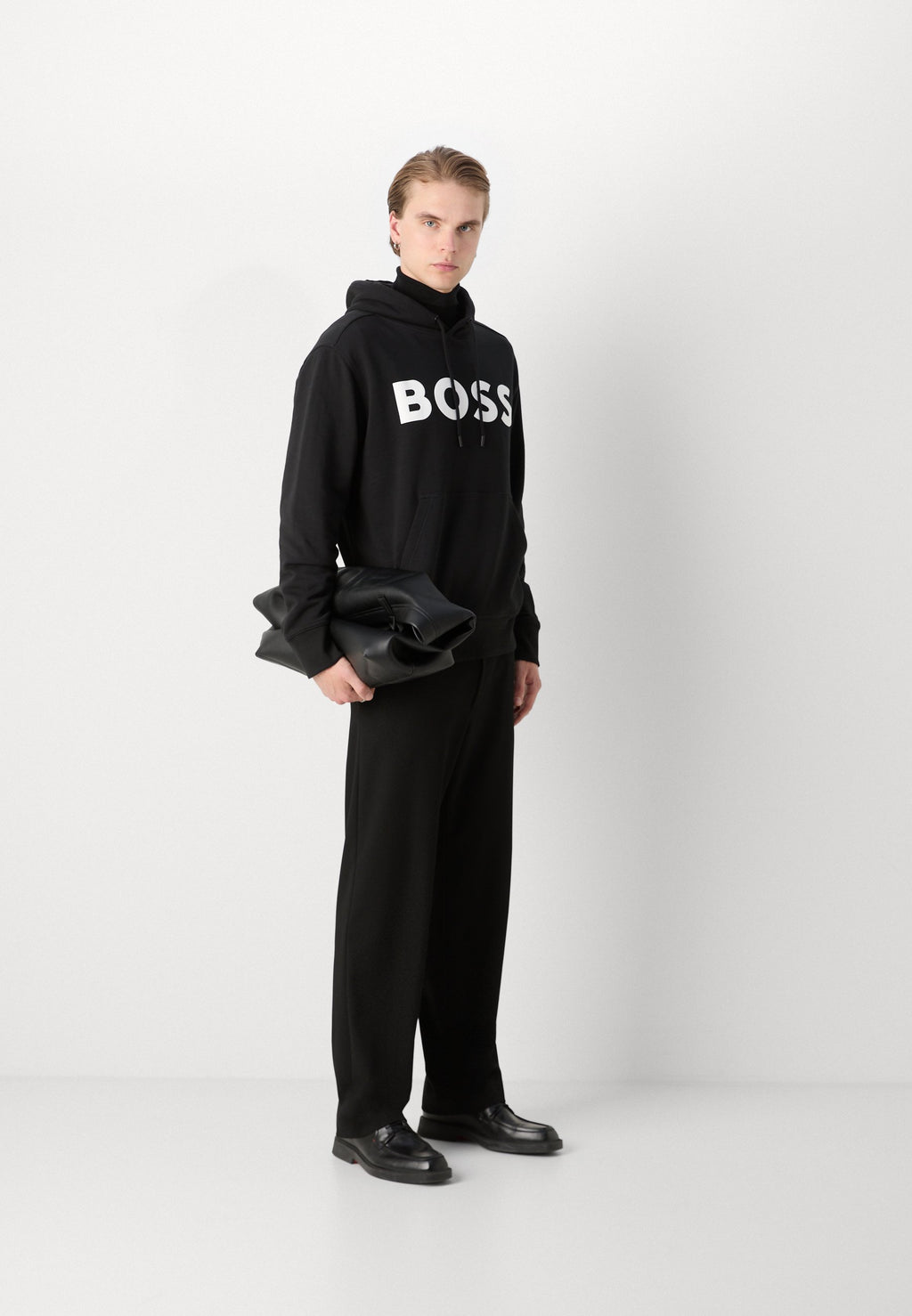 WEBASIC HOOD - Kapüşonlu Üst - siyah
