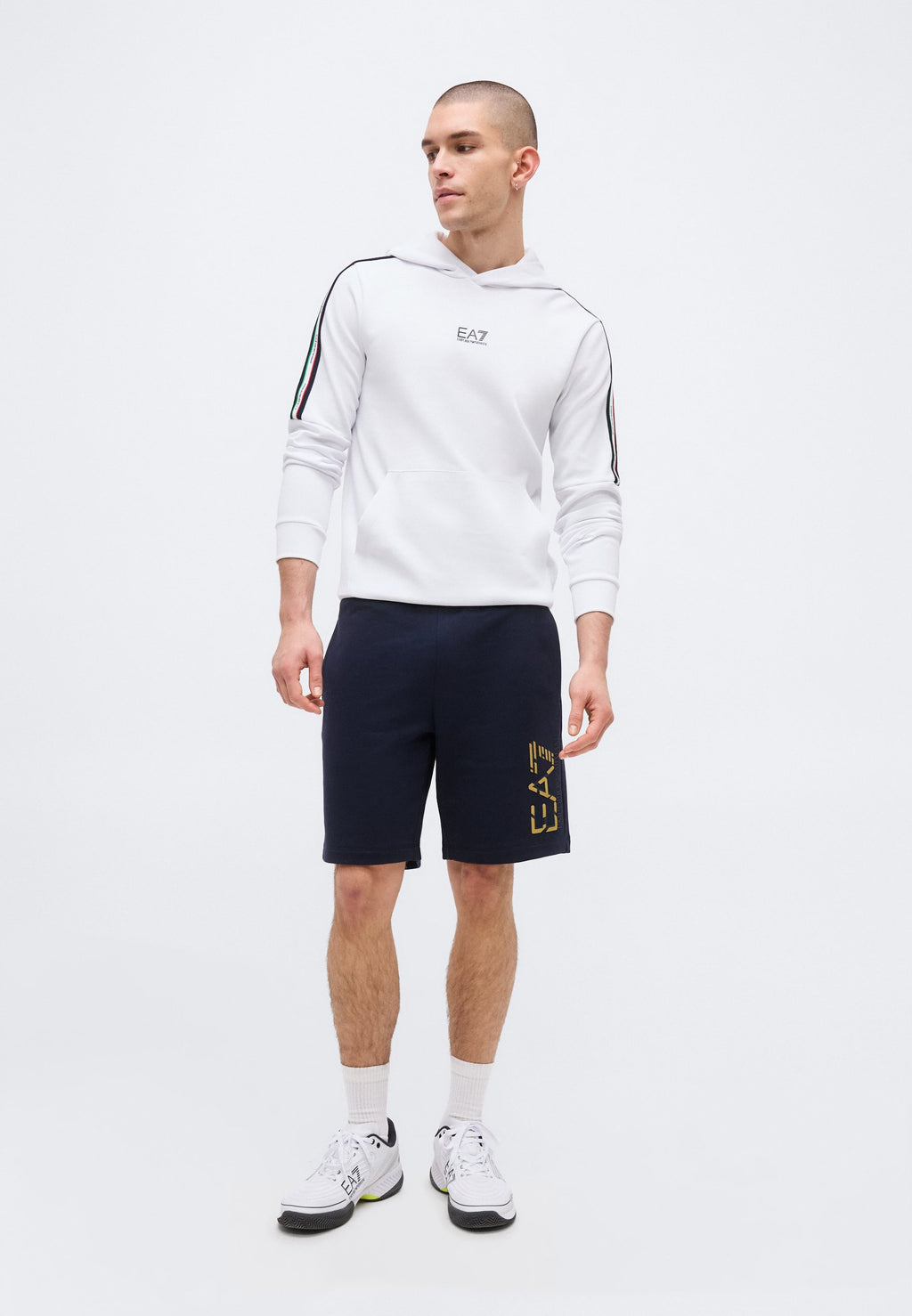 SWEAT À CAPUCHE ITALIAN SPIRIT OVERSIZE - Vêtement équipe nationale - blanc