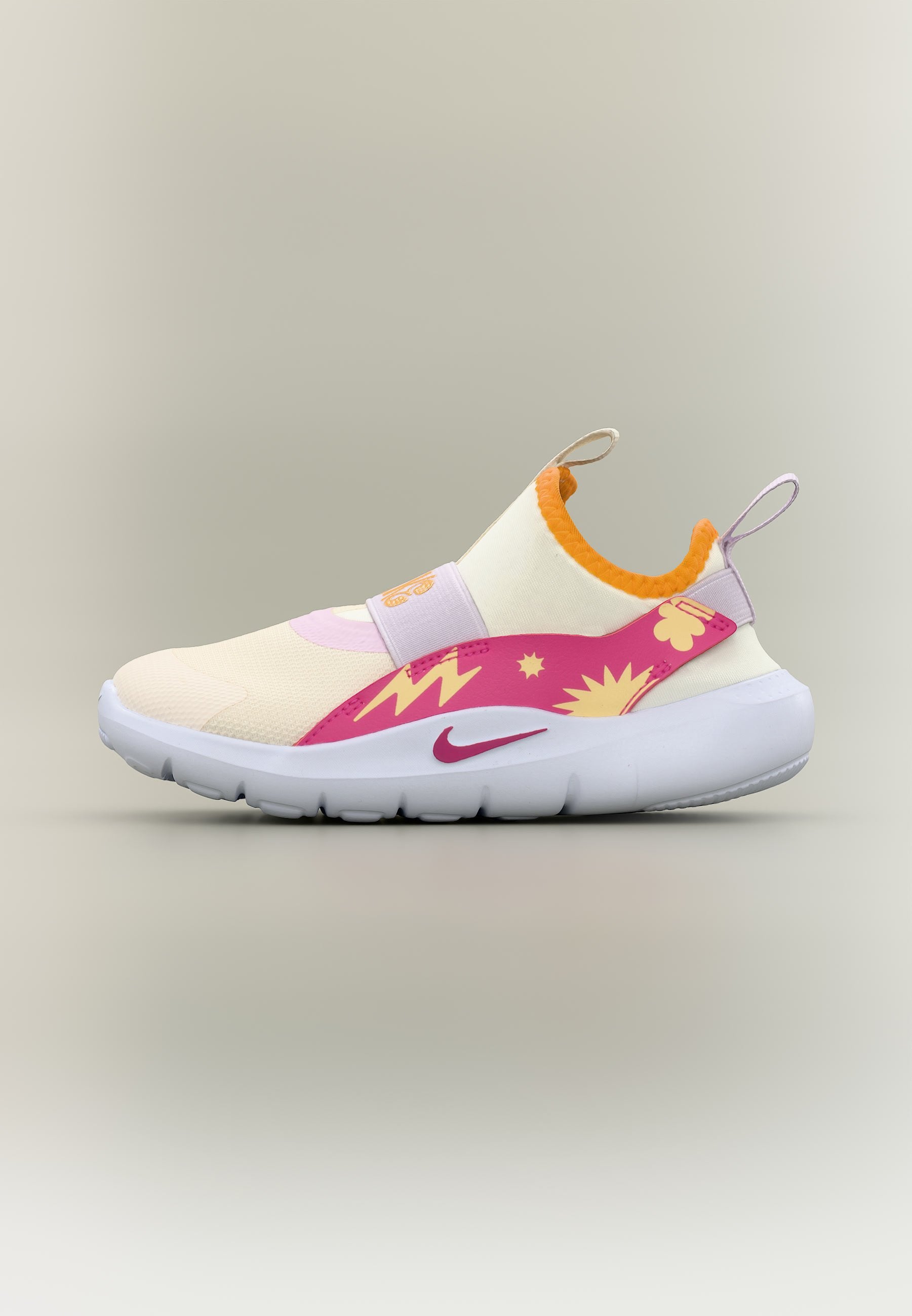 FLEX RUNNER 4 SE UNISEX - Road running shoes - chalk/desert pink/sundial/tangerine tint/bleached lilac/white