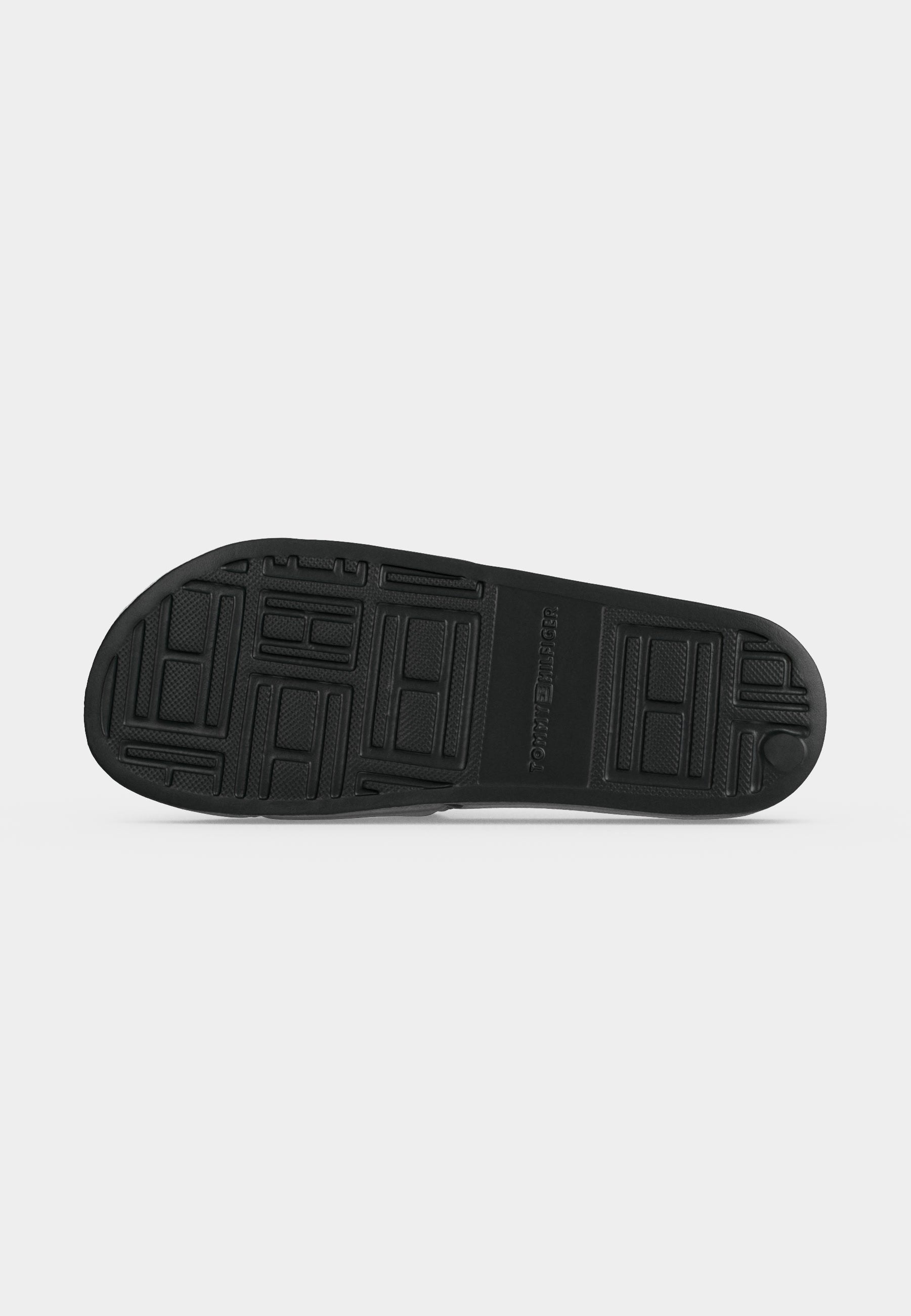 MONOGRAM POOL SLIDE - Mules - black