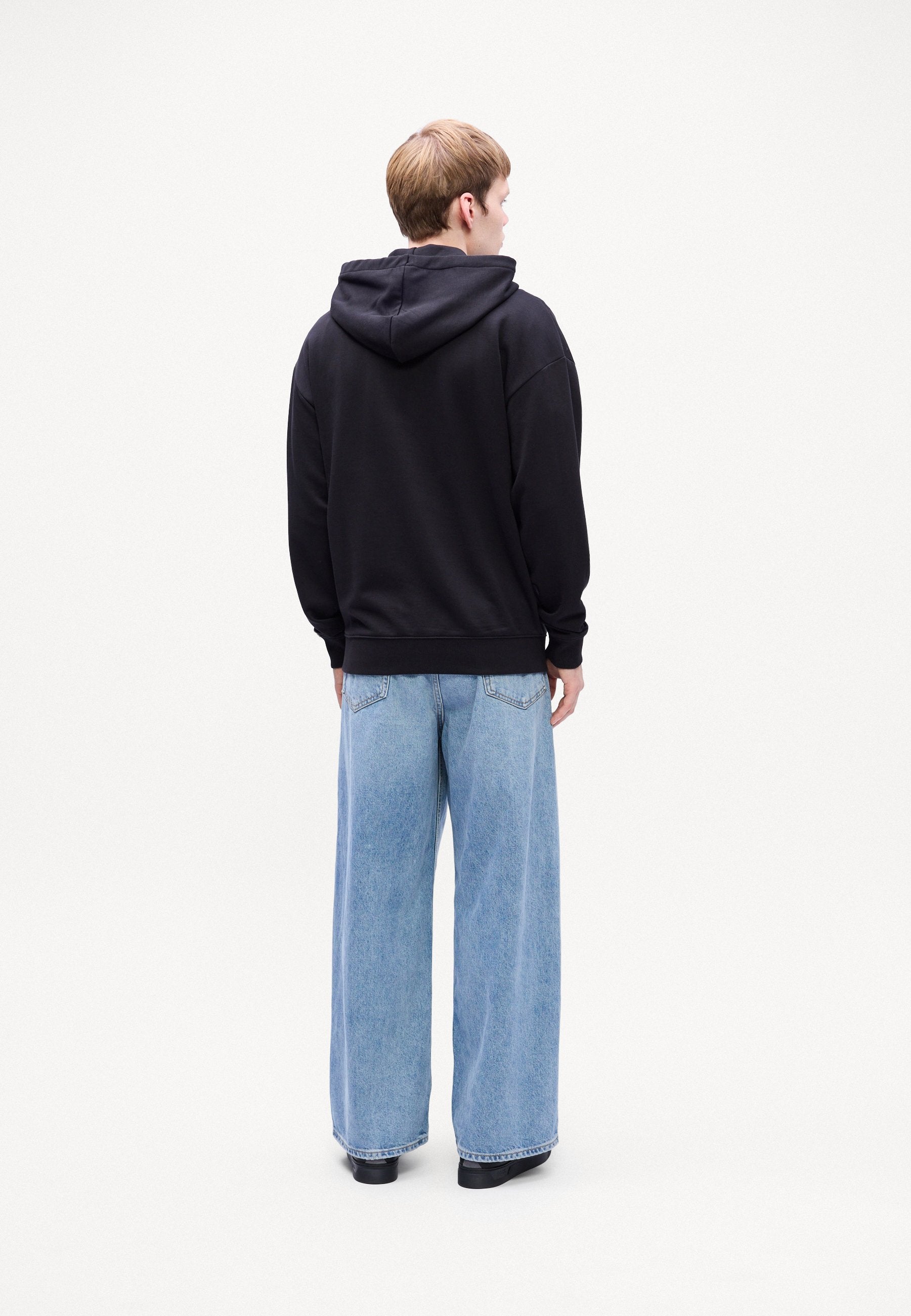 DAPO ZIP - Zip-up sweatshirt - black