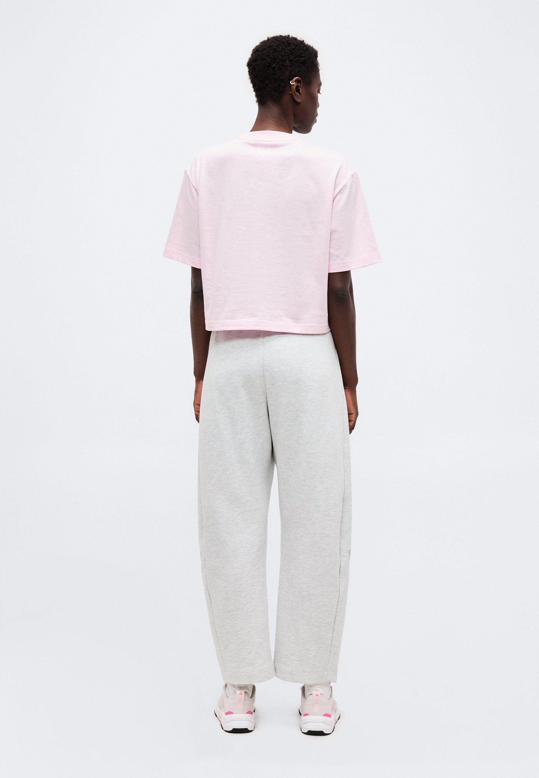 ADIDAS Z.N.E. OPEN HEM PANT - Tracksuit bottoms - light grey heather