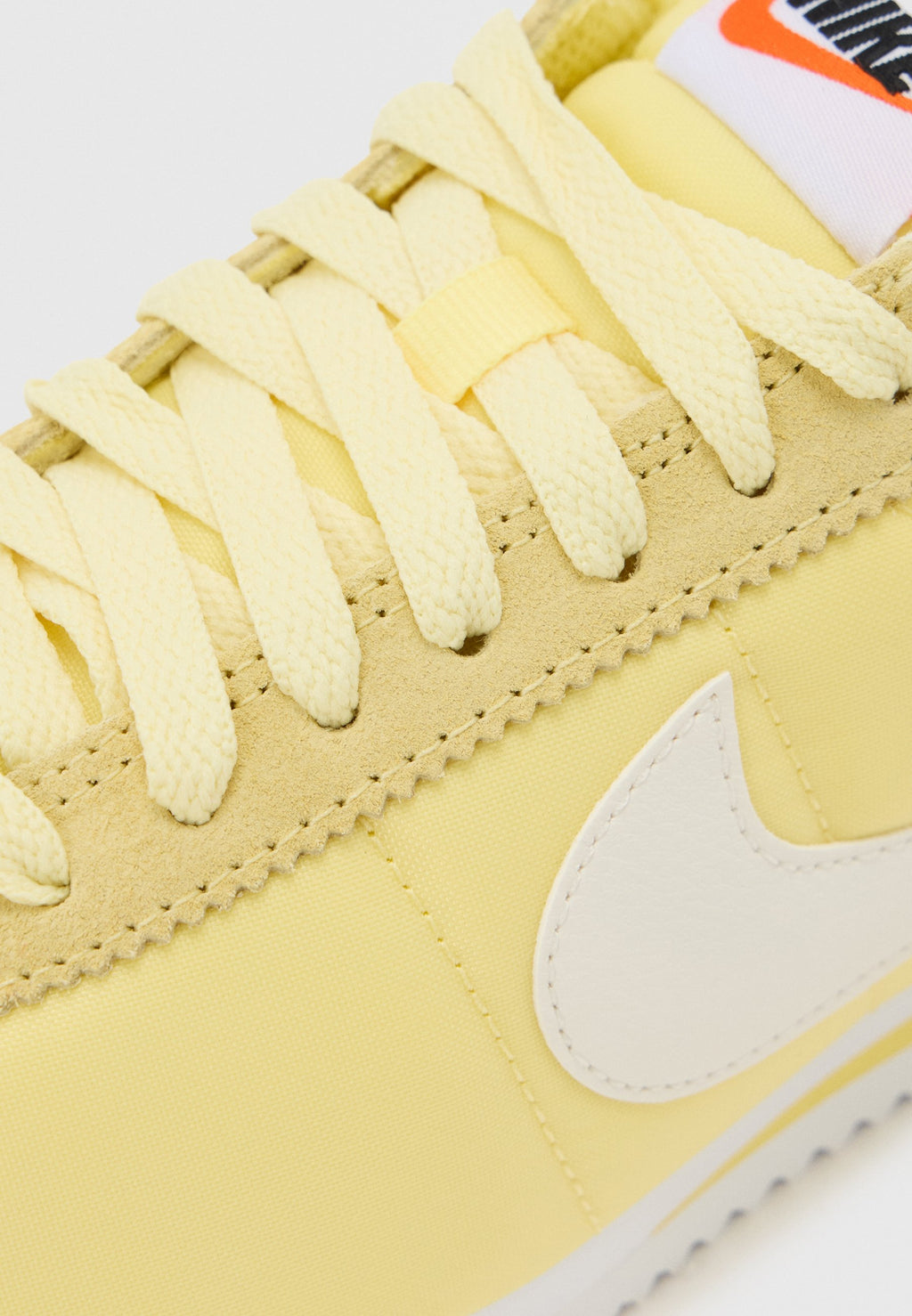 CORTEZ - Trainers - soft yellow/sail/white/safety orange/black
