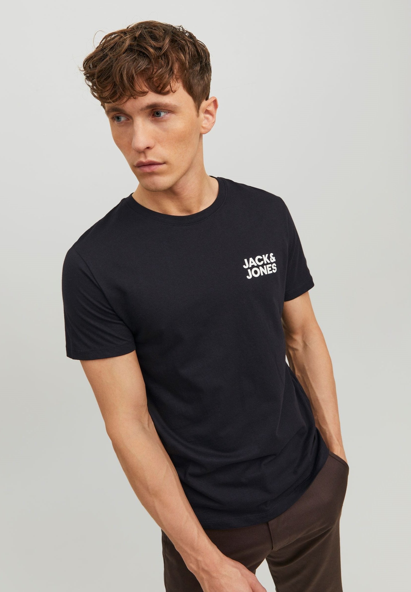 JJECORP LOGO TEE SS O-NECK NOOS - Basic T-shirt - black