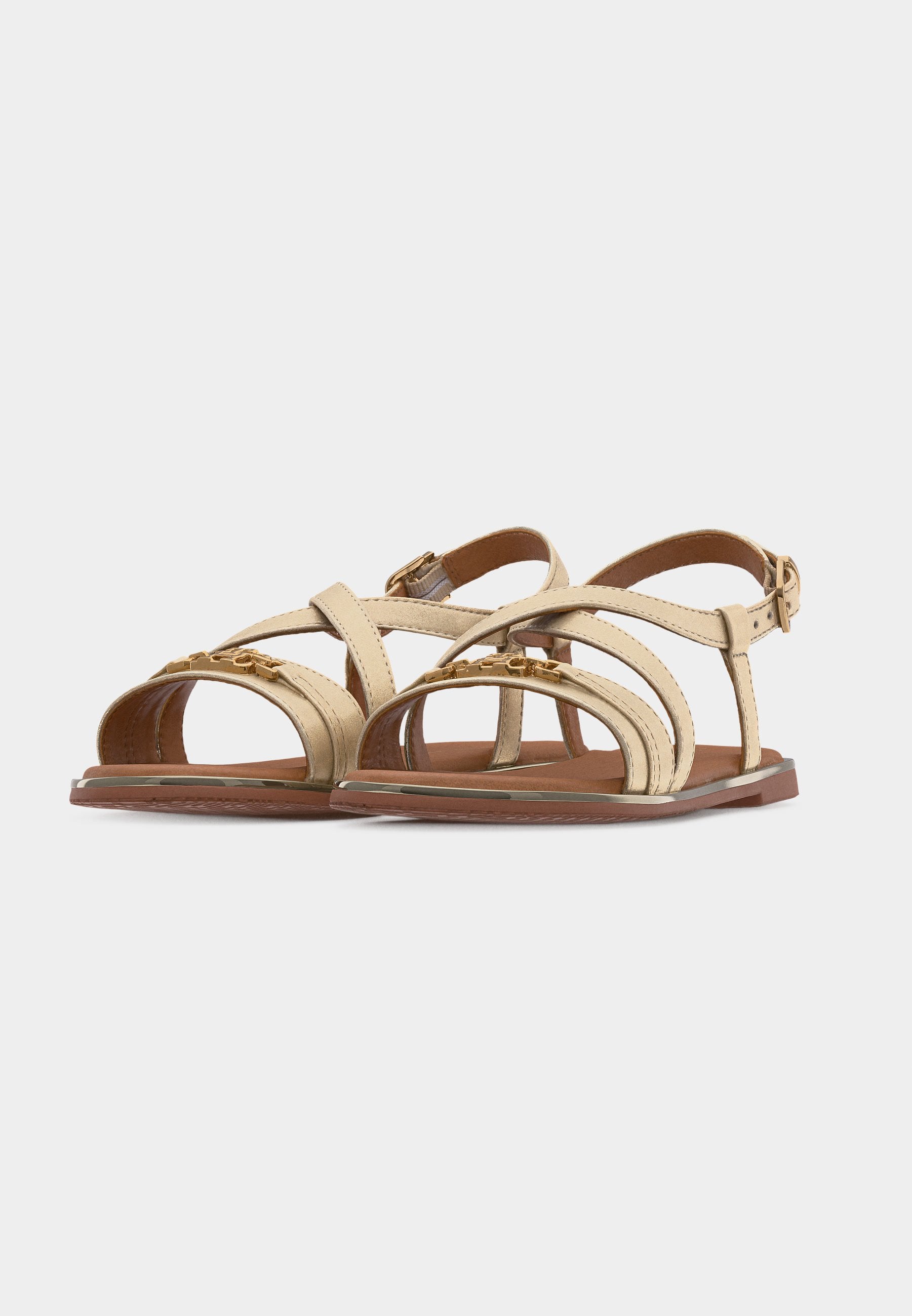 MARY - Sandals - platinum-coloured