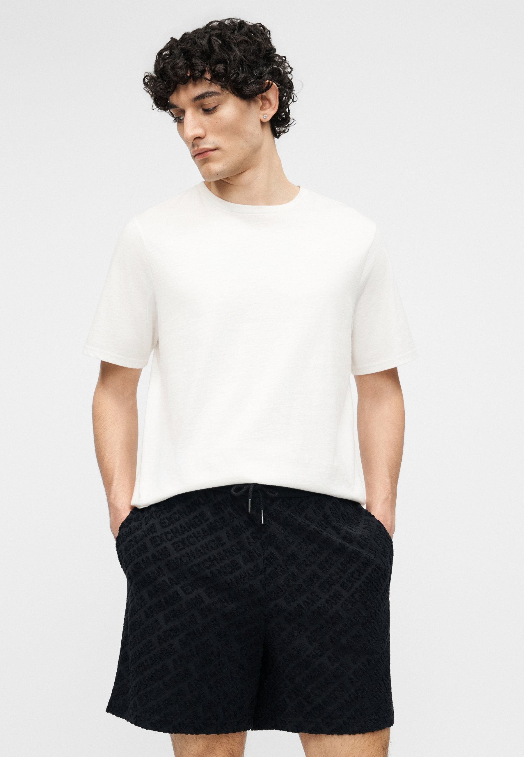 LOGO  - Shorts - deep navy