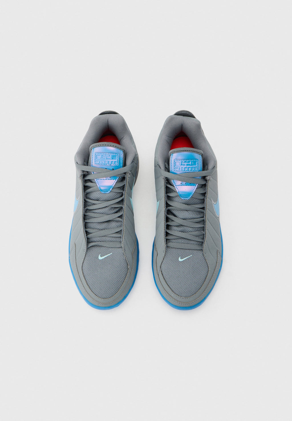 LEBRON WITNESS IX - Basketball shoes - cool grey/aurora blue/psychic blue