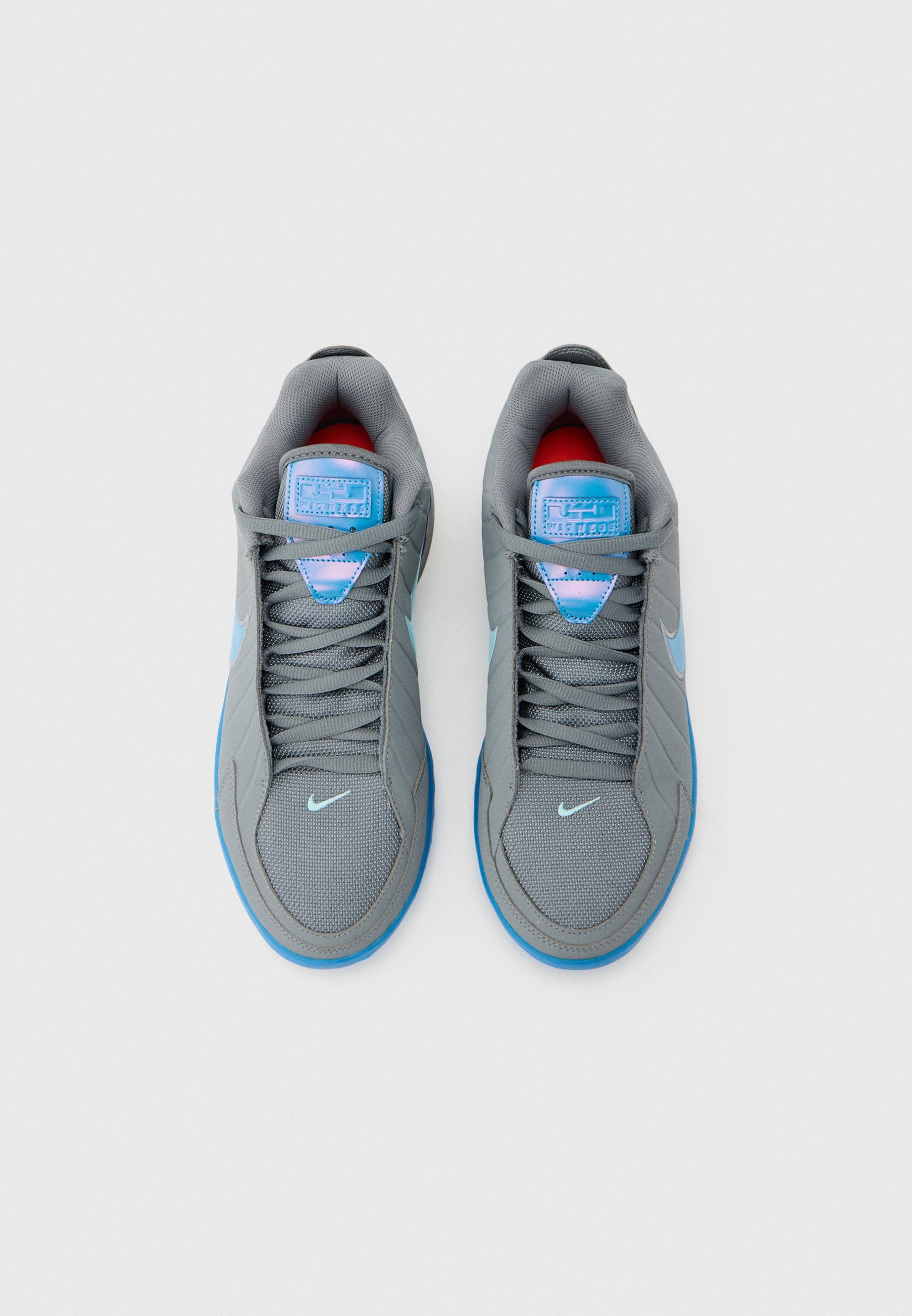 LEBRON WITNESS IX - Basketball shoes - cool grey/aurora blue/psychic blue