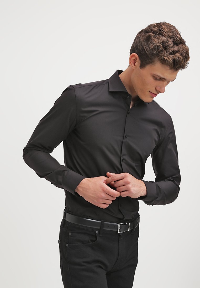 JASON SLIM FIT - Formal shirt - black