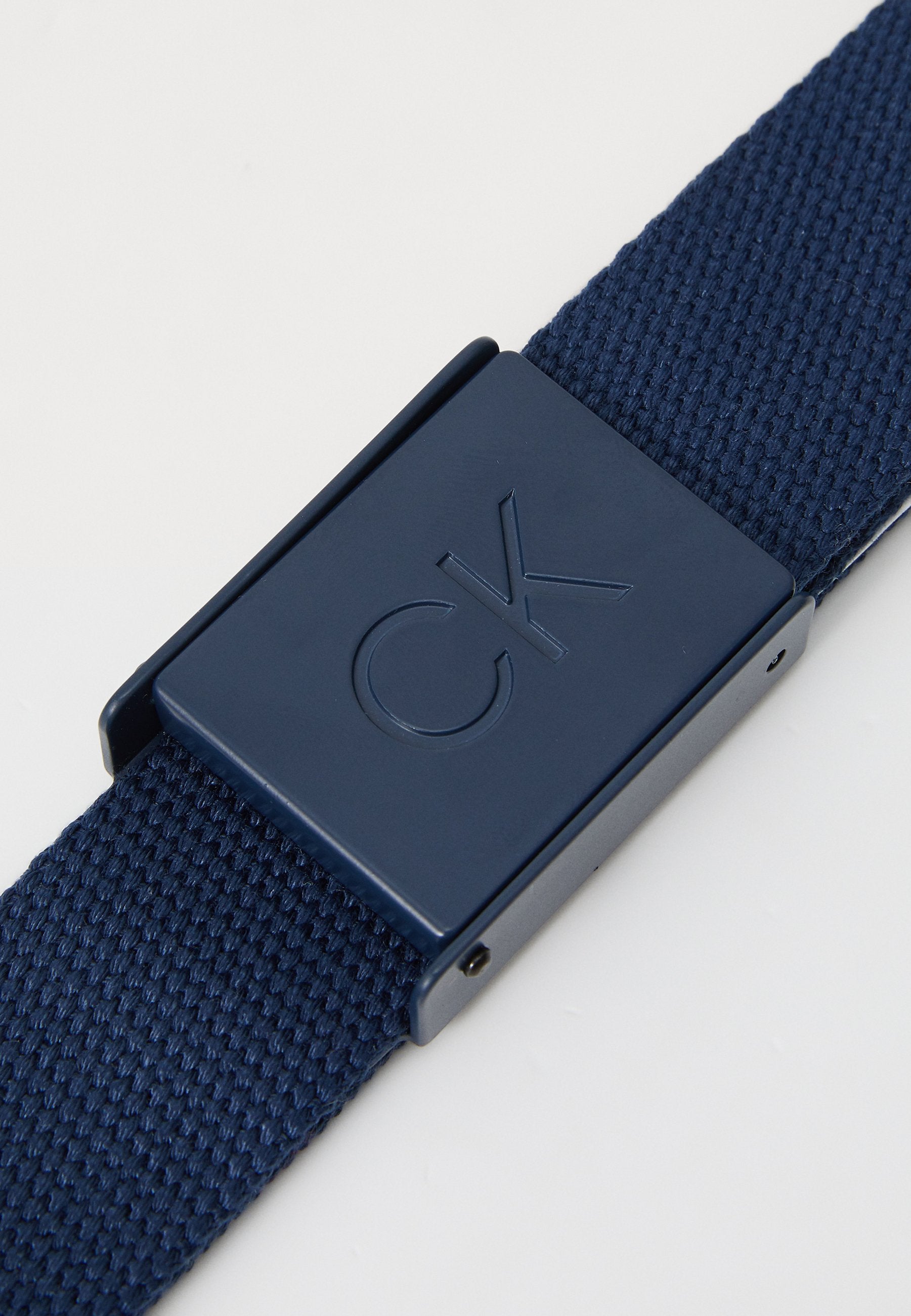 MONOGRAM BUCKLE BELT - Belt - navy