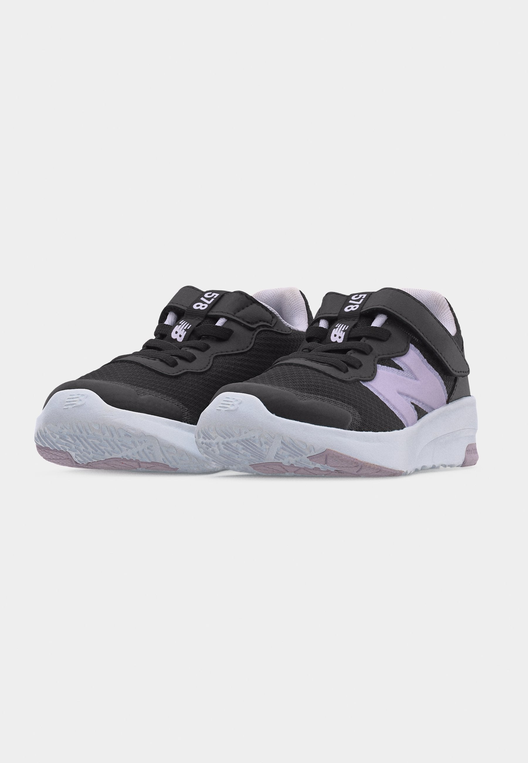 578 UNISEX - Road running shoes - black/taro/white