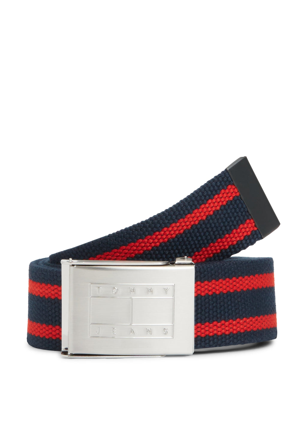 RYAN STRIPE WEBBING BELT - Belt - dark night navy / sapphire red