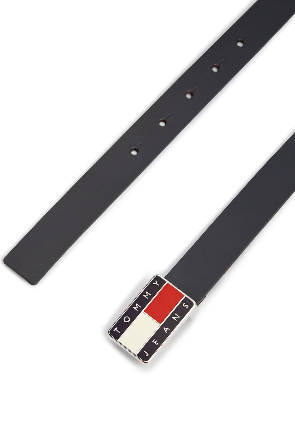 CEINTURE EN CUIR AVEC BOUCLE ET PLAQUE PATRIMOINE - Ceinture - bleu marine nuit noire