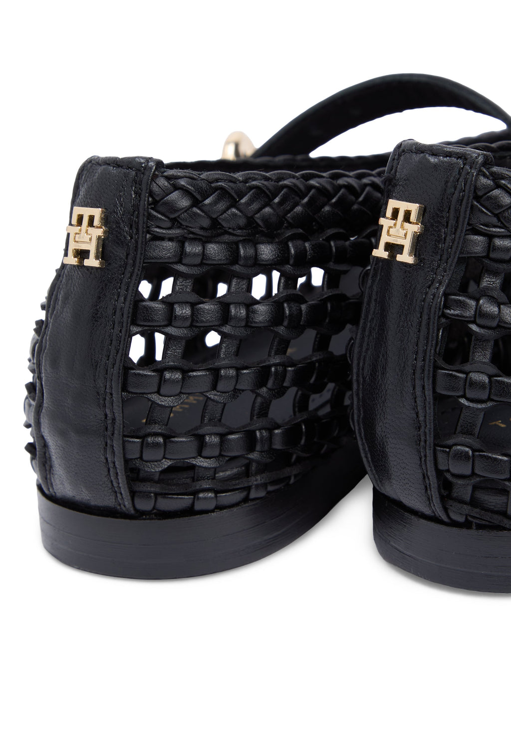 BALLERINES PLATES MARY JANE TISSÉES - Ballerines - noir