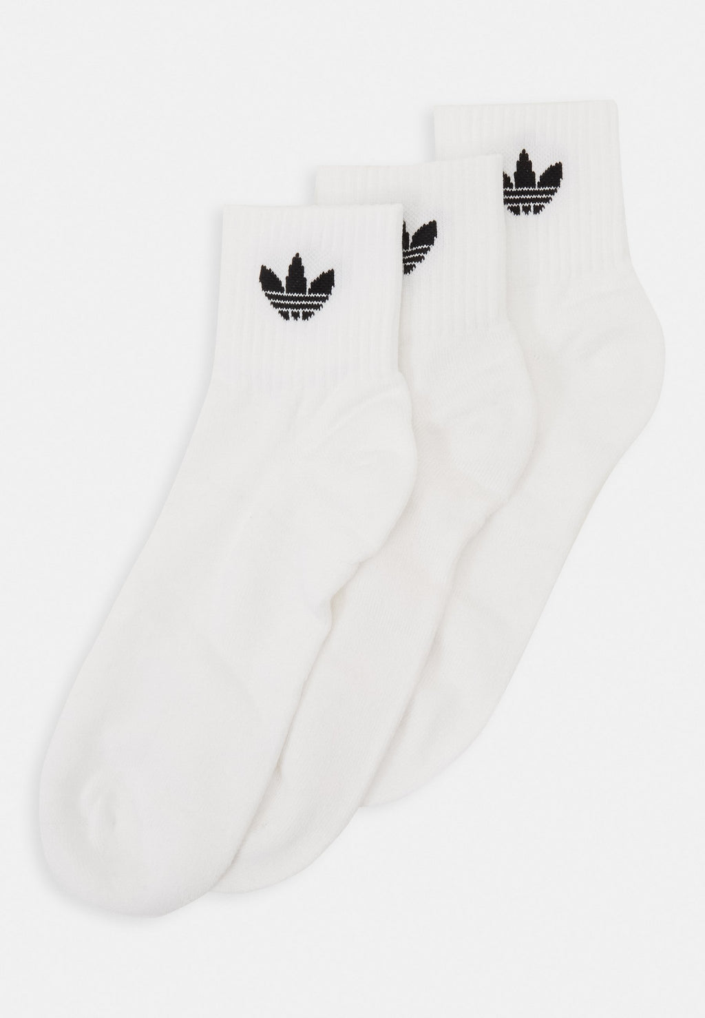 1/4 3PACK - Socks - white/black