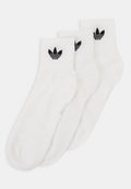 1/4 3PACK - Socks - white/black