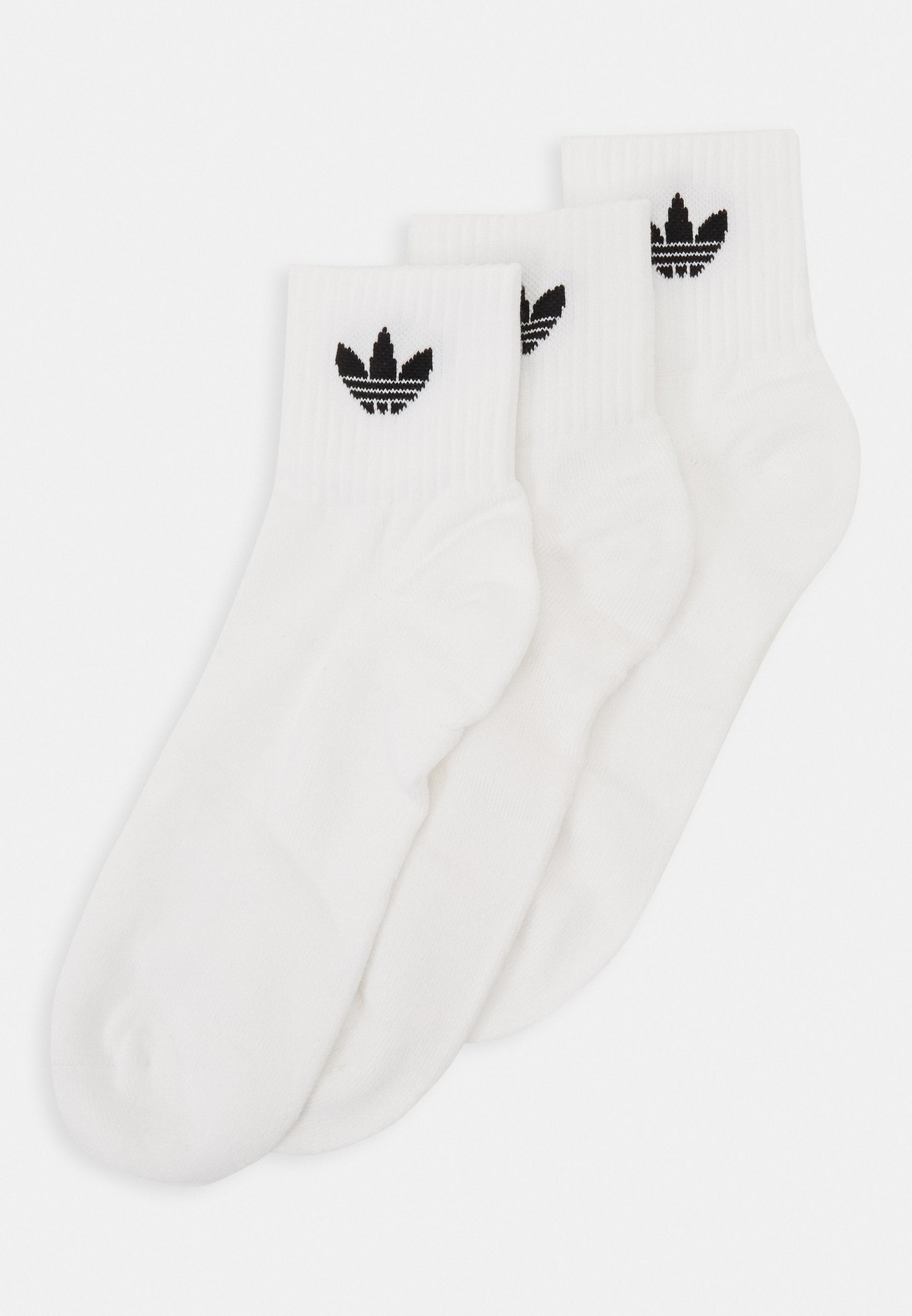 1/4 3PACK - Socks - white/black