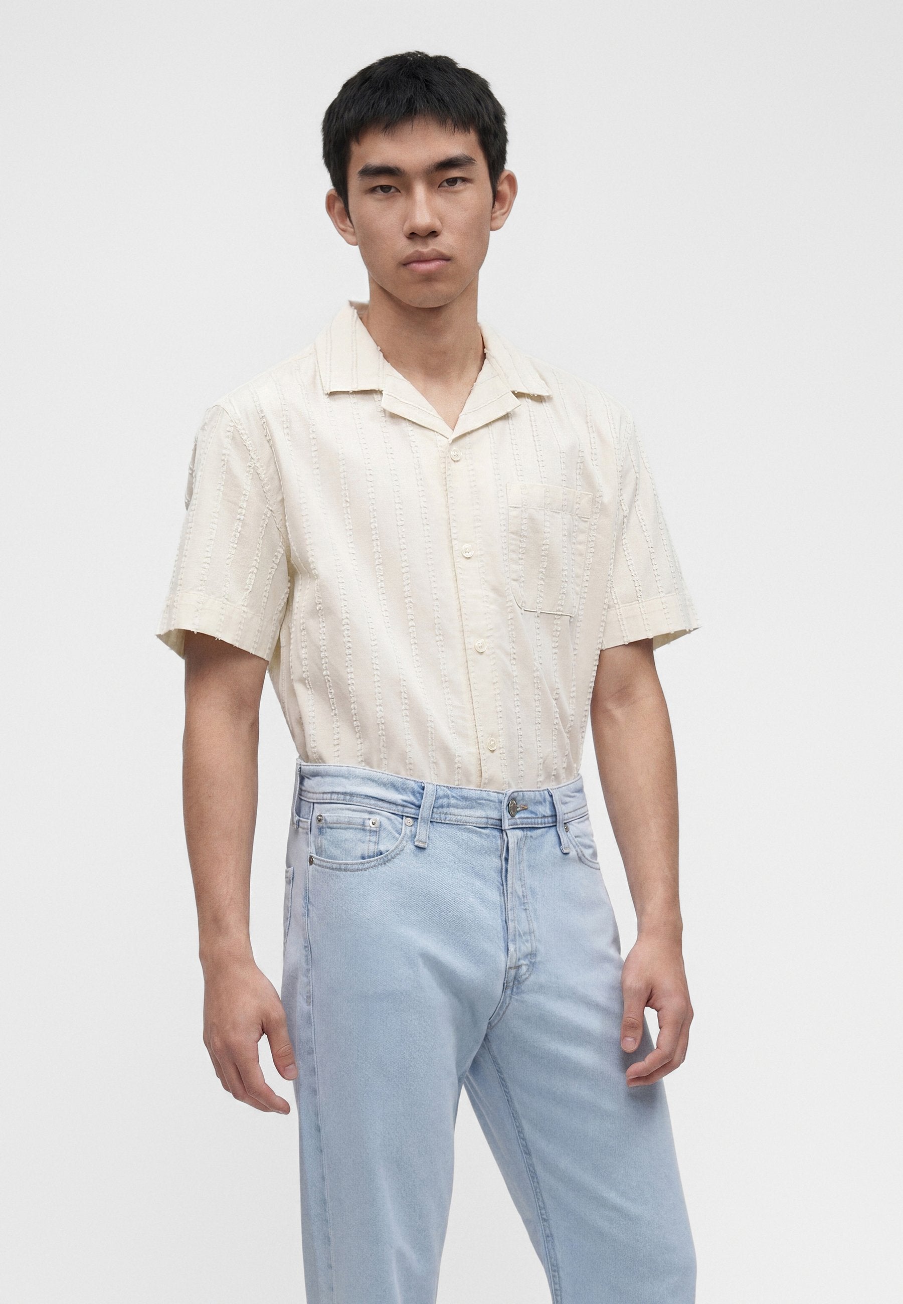 Loose fit JJIEDDIE JJBASIC SQ 738 NOOS - Loose Jeans - blue denim