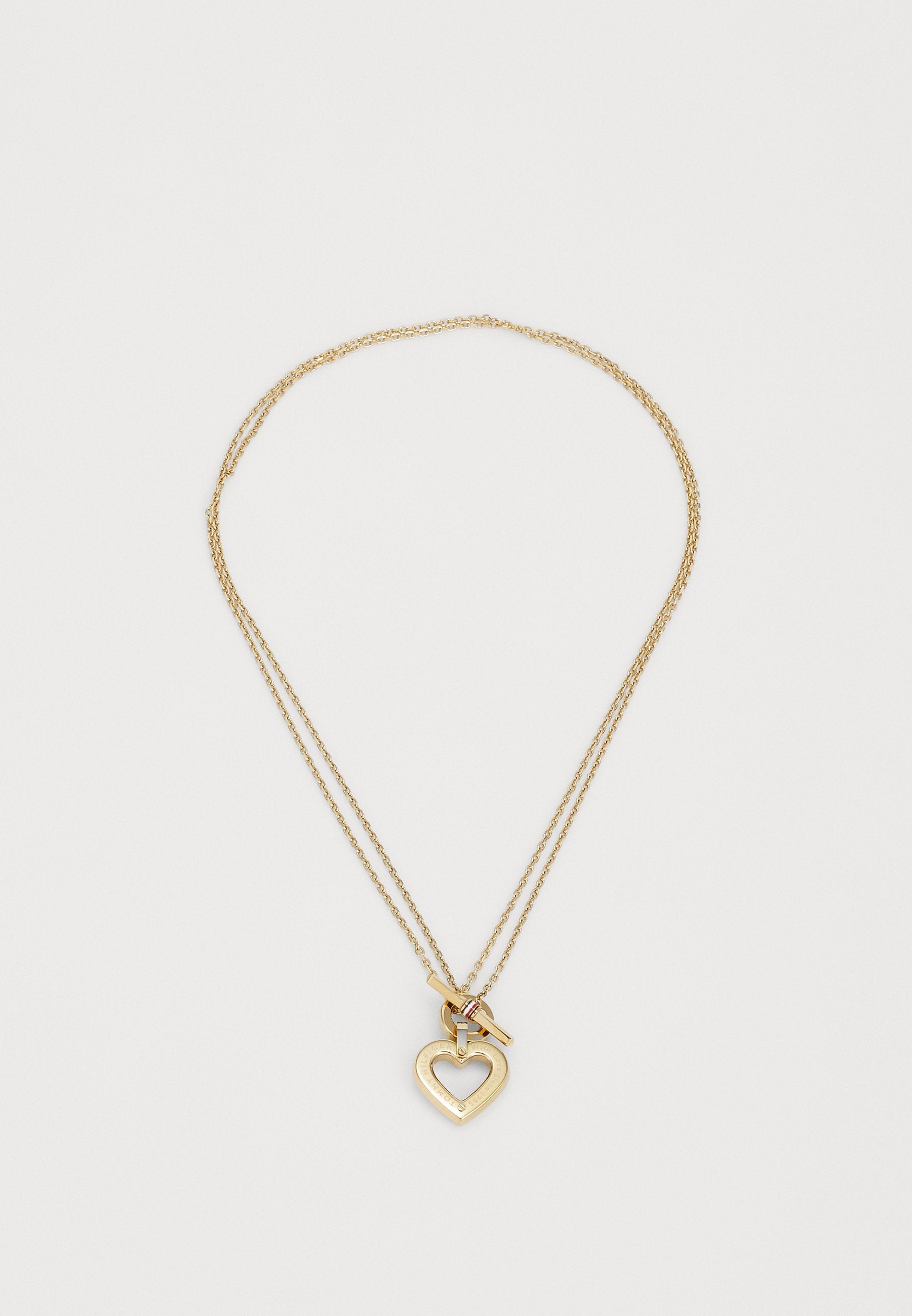TOGGLE HEART - Necklace - gold-coloured