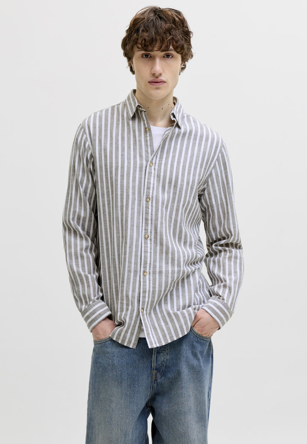 Casual Regular Fit - Shirt - vetiver