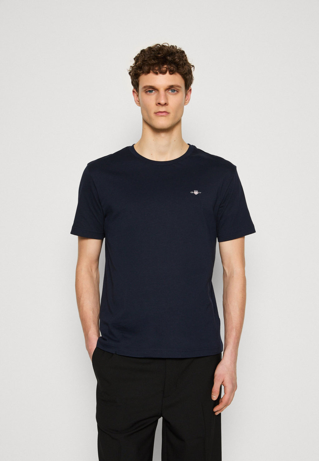 PRINTED ARCHIVE SHIELD - Basic T-shirt - evening blue