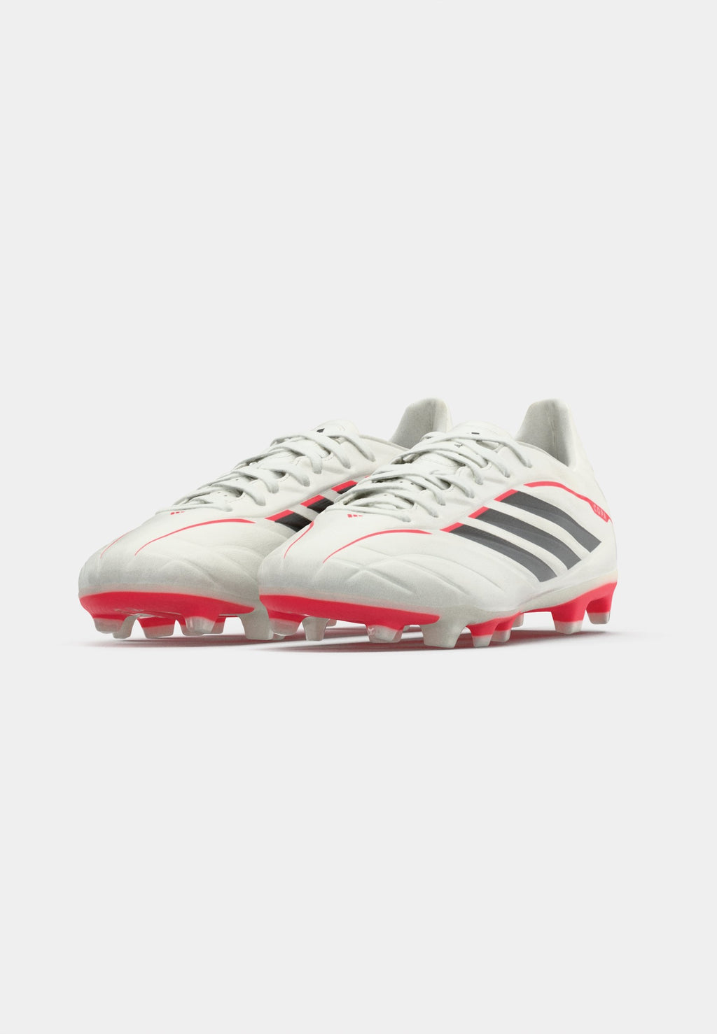 COPA PURE IV CLUB - Firm-ground football boots - metallic/core black/lucid red