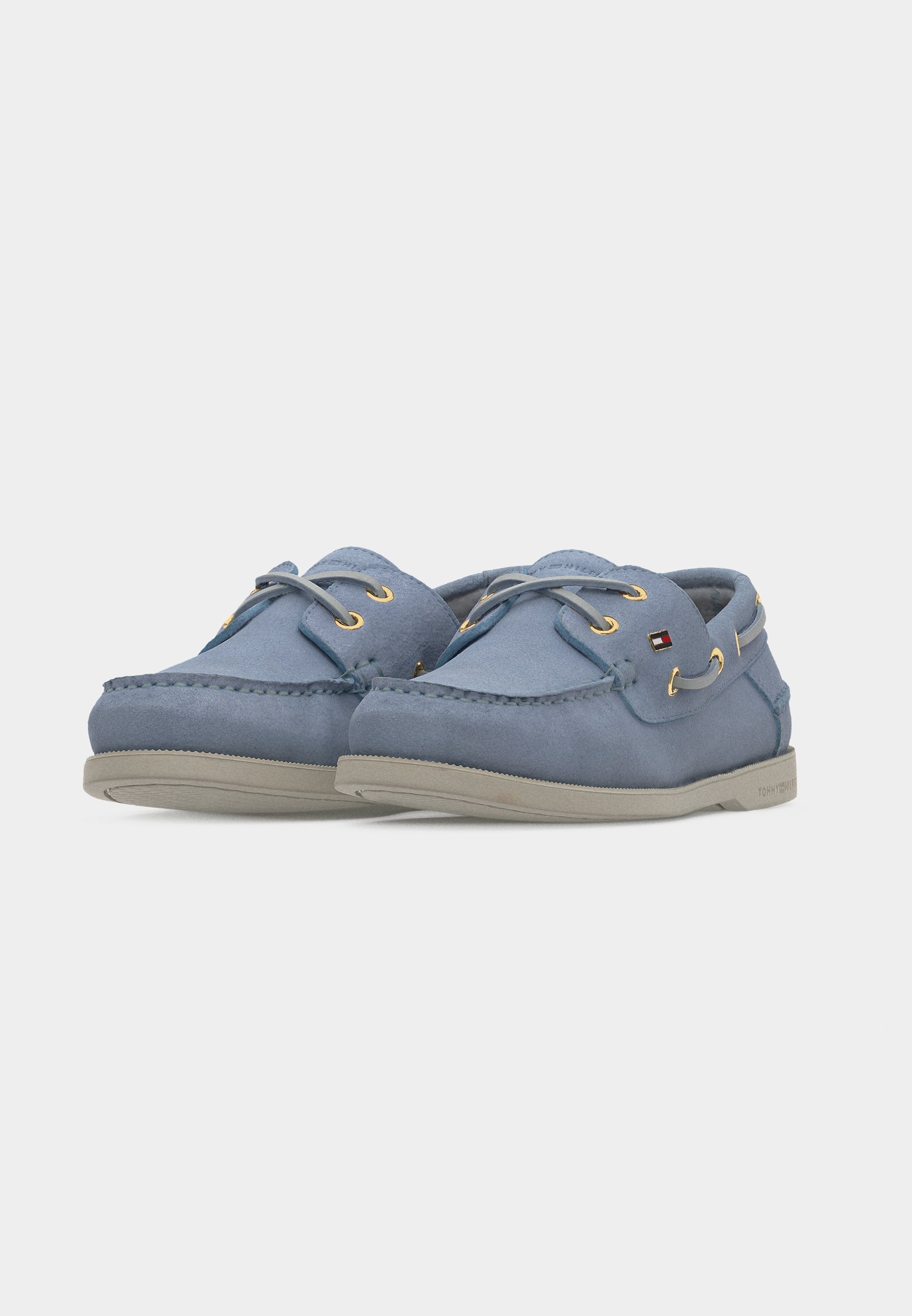 SUEDE BOAT SHOES - Boat shoes - breezy blue