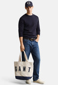CONTRAST - Tote bag - cream