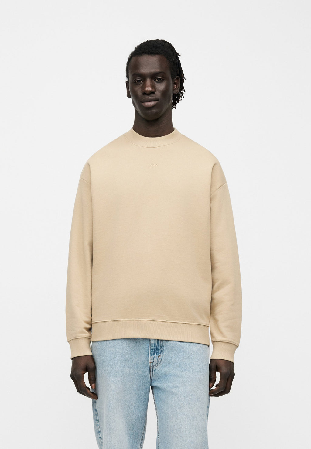 DAPO CREW - Sweatshirt - medium beige