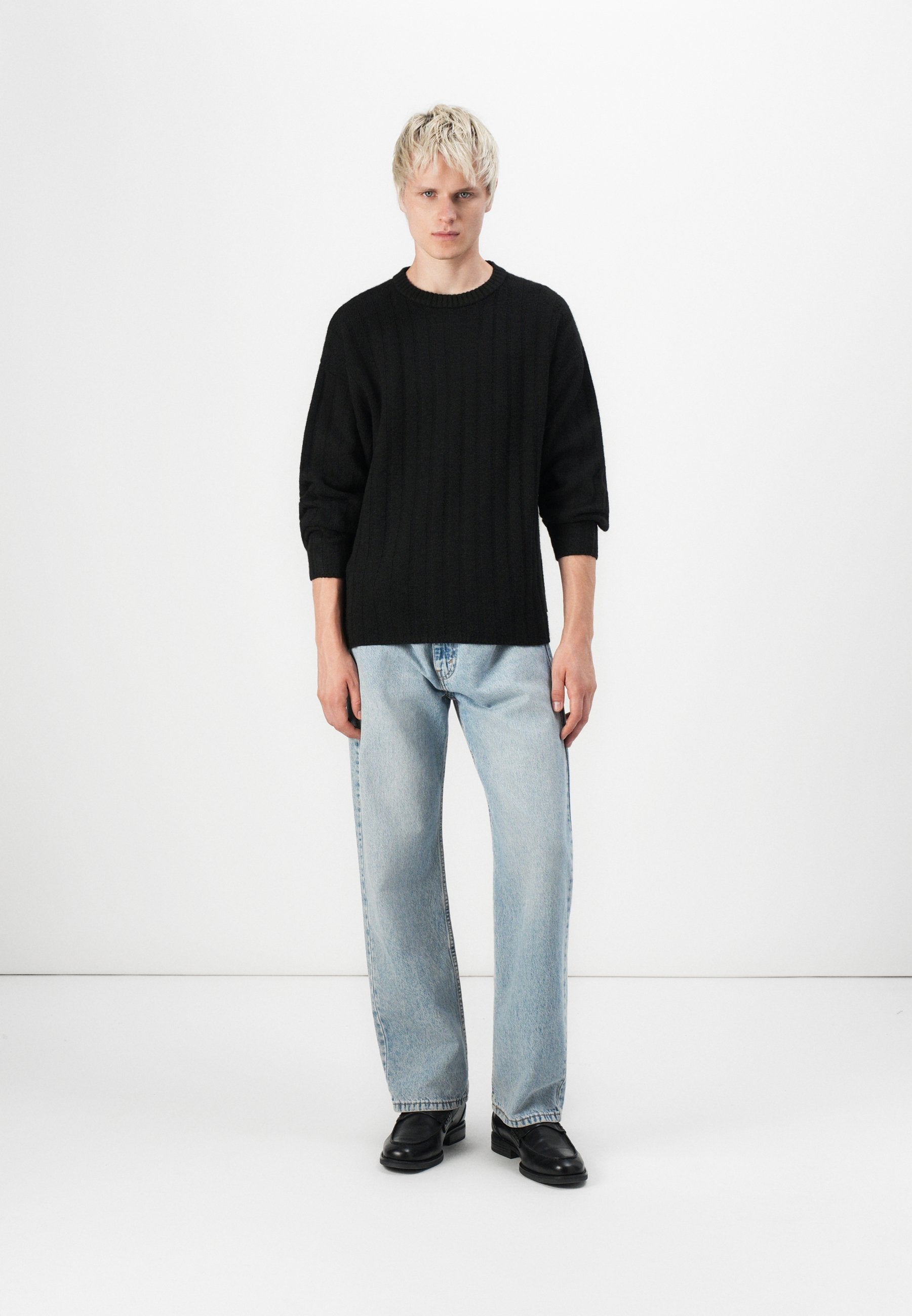 Knitted Knitted - Jumper - black