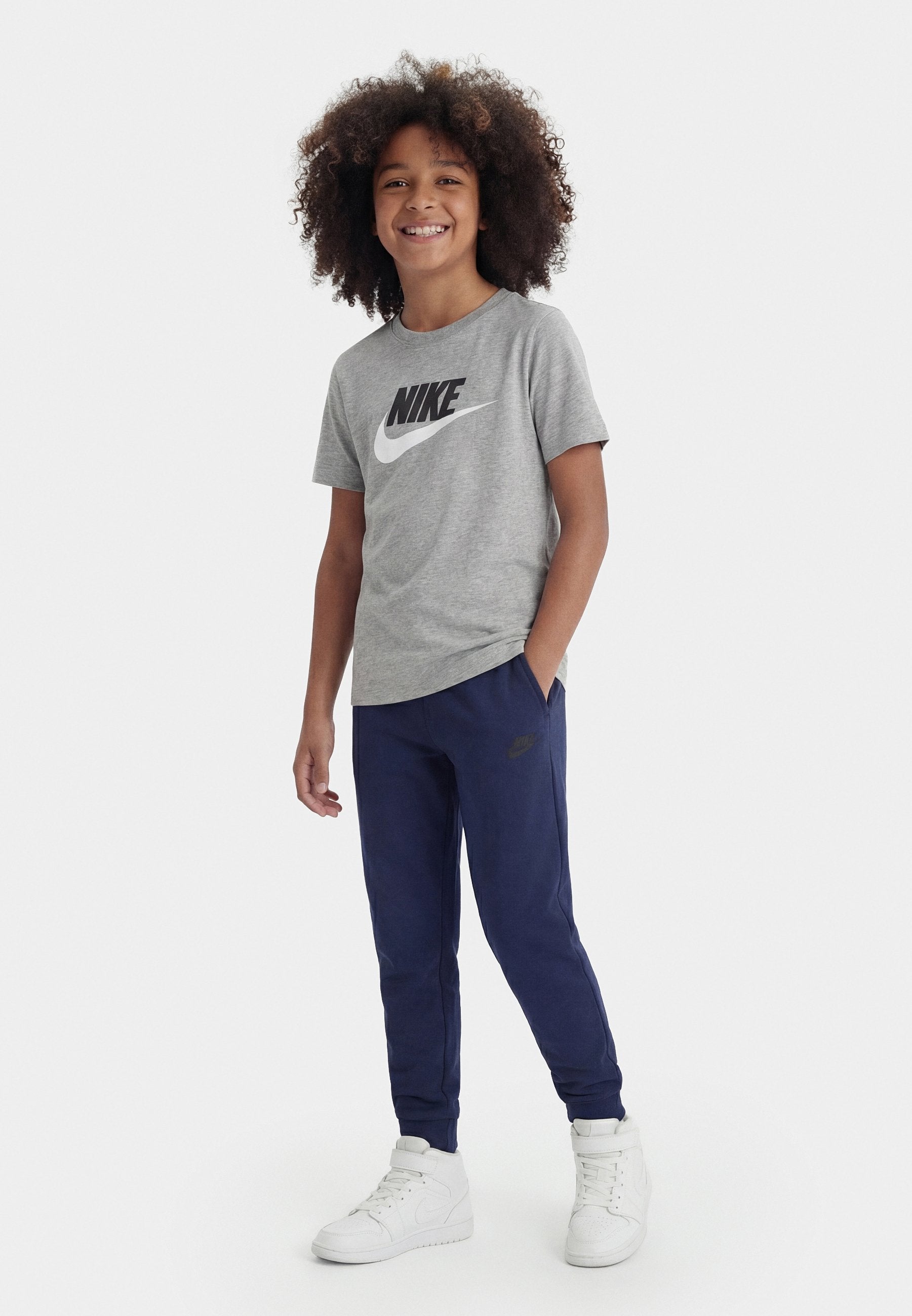TEE FUTURA UNISEX - Print T-shirt - dark grey heather/black/white