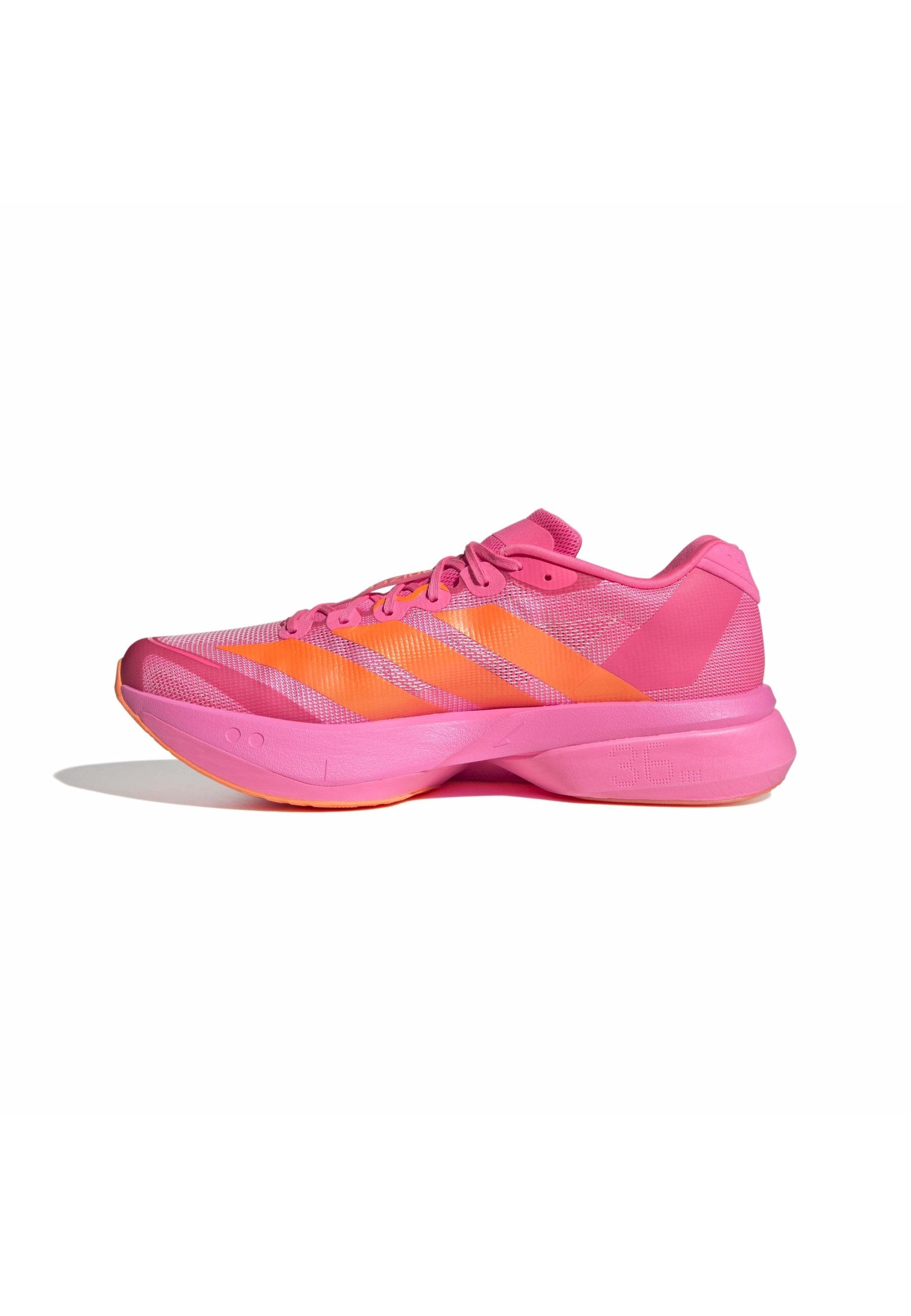 ADIZERO BOSTON 13 M - Road running shoes - lucid pink/lucid orange/iron metallic