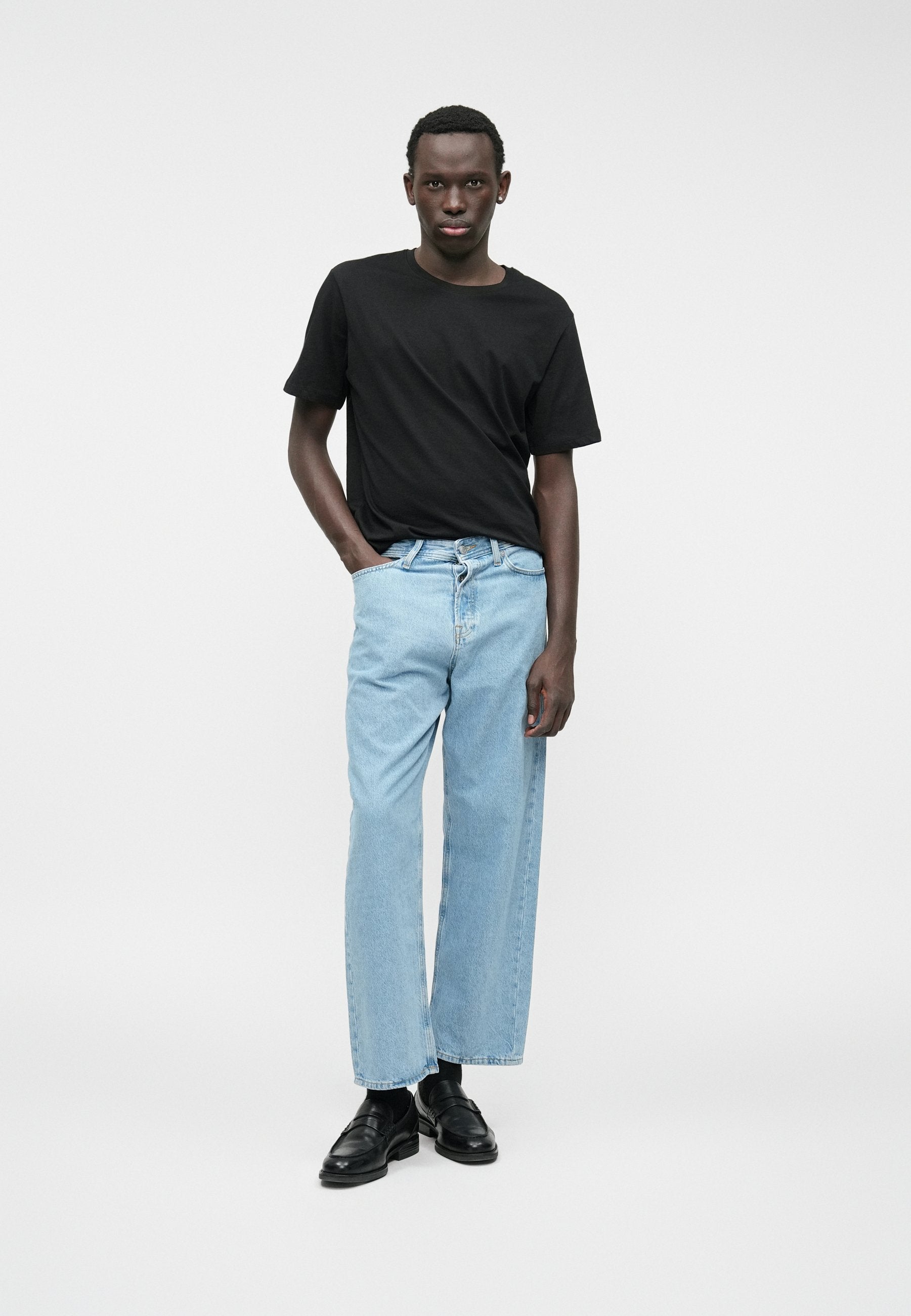 JJEORGANIC BASIC TEE O NECK 5 PACK - Basic T-shirt - black/white