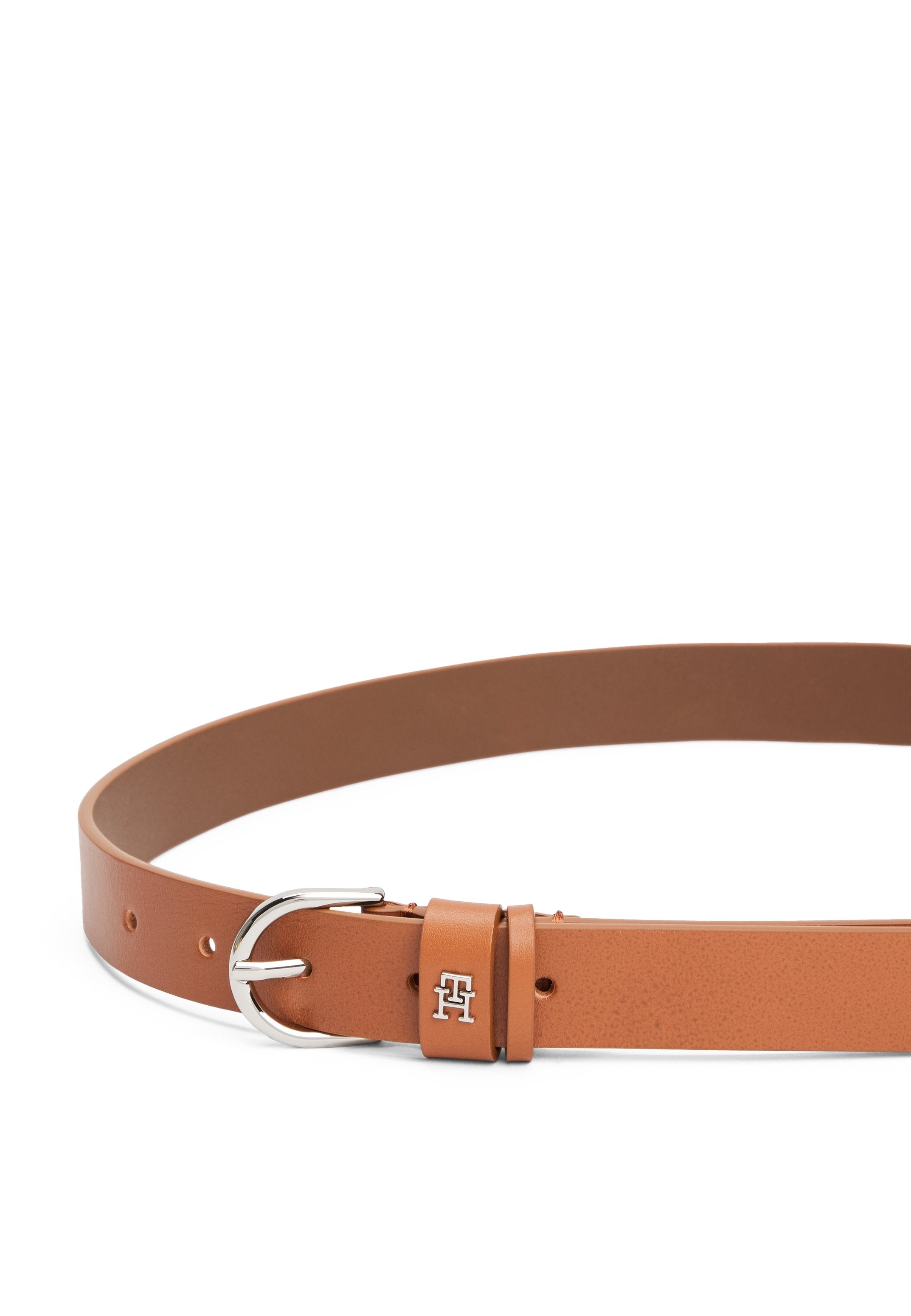 ESSENTIAL TH MONOGRAM DERİ KEMER - Kemer - konyak