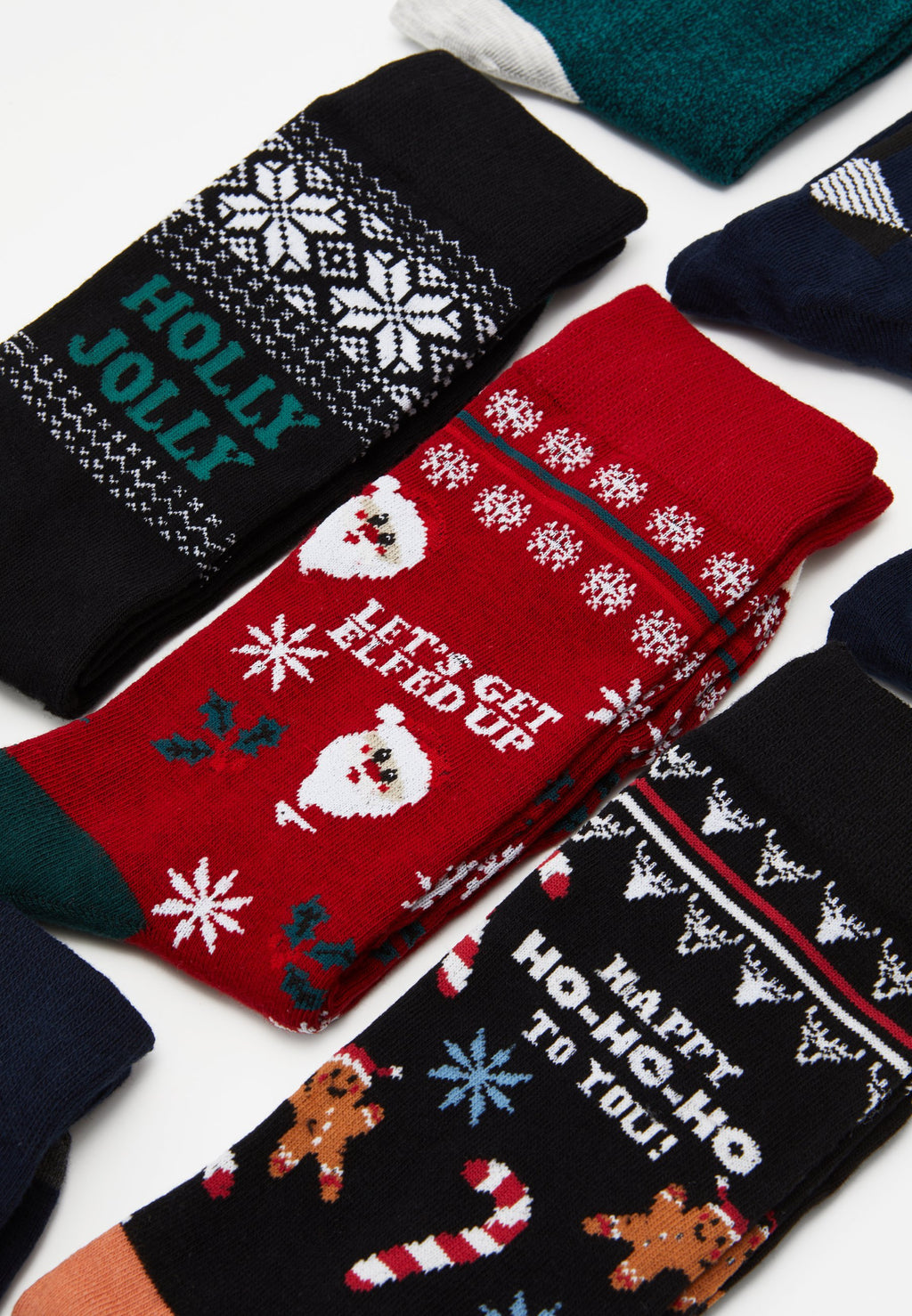 JACCHRISTMAS SOCK CALENDAR - Socks - black