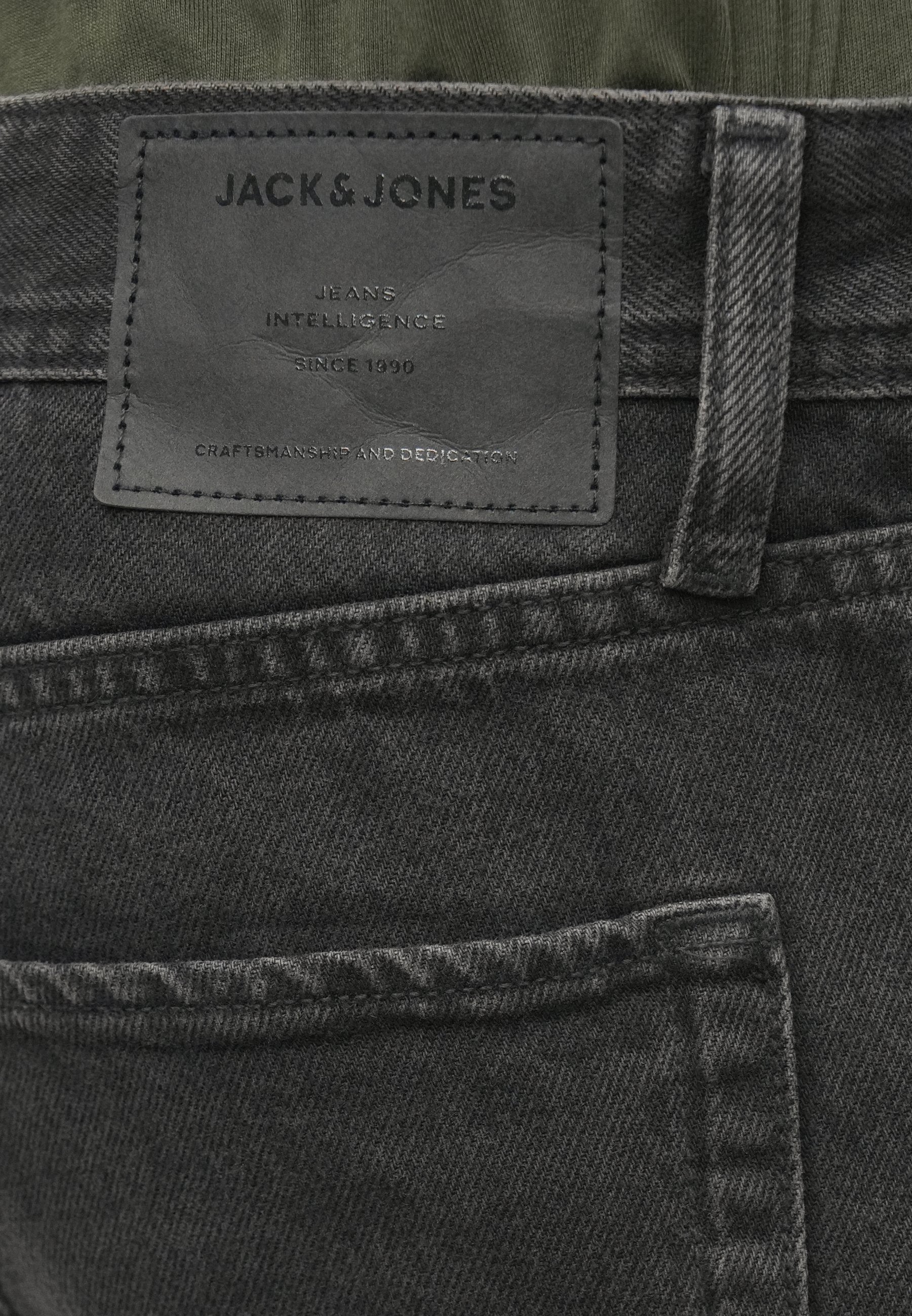 JJICHRIS JJORIGINAL - Straight leg jeans - Black