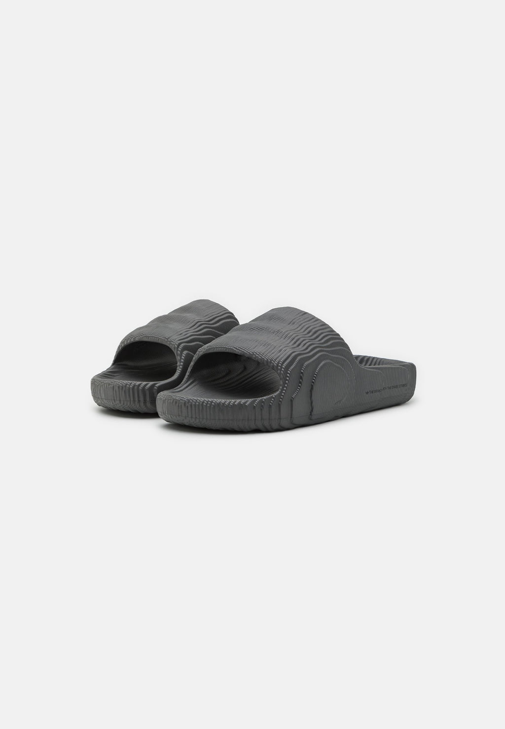 ISLAND CLUB ADILETTE 22 - Claquettes de piscine - grey five/core black