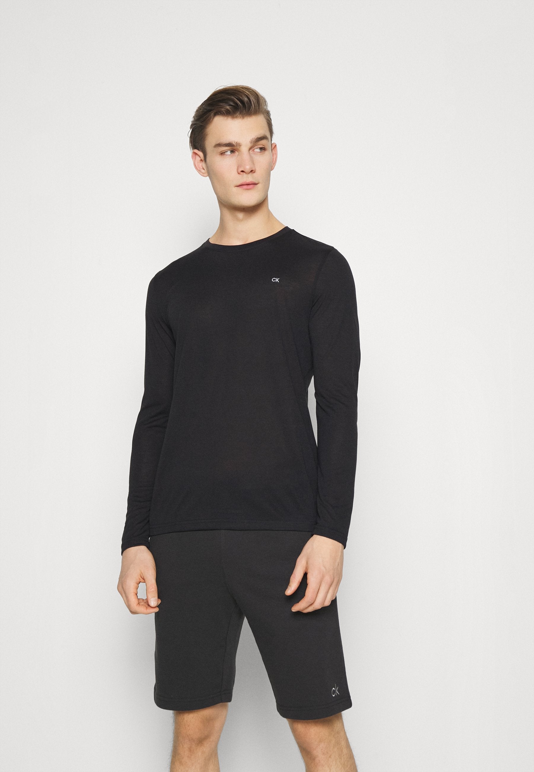 ASSORTED LONG SLEEVE 3 PACK - Long sleeved top - black/navy/silver