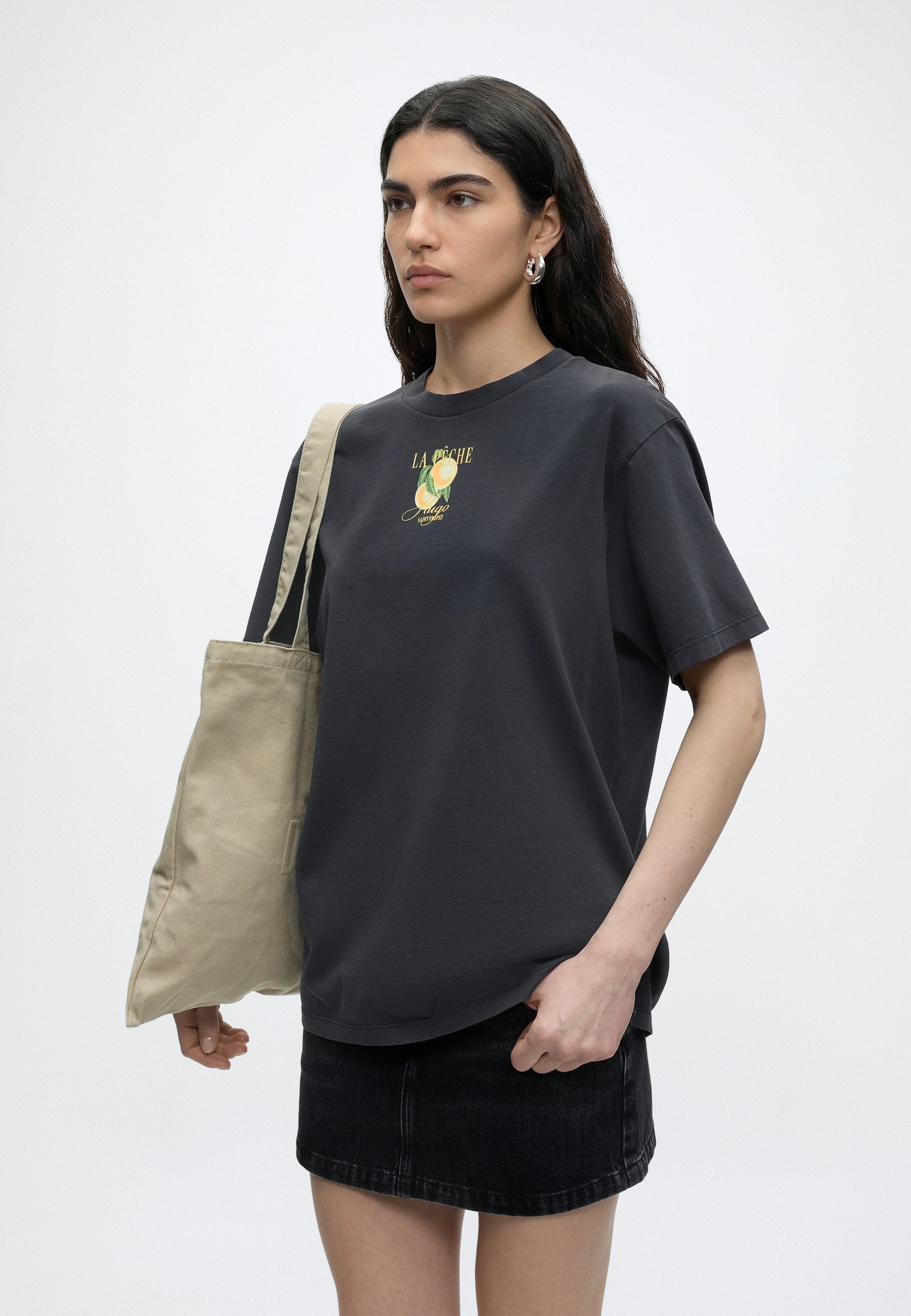VINTAGE  - Print T-shirt - black